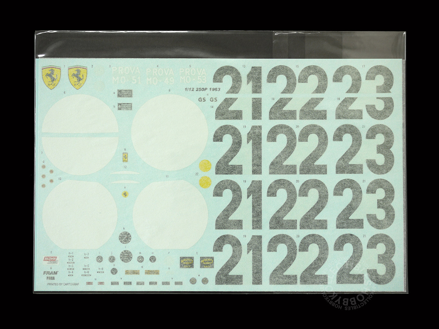 MFH Model Factory Hiro 1/12 Ferrari 250P 1963 LM Full Detail Kit K841