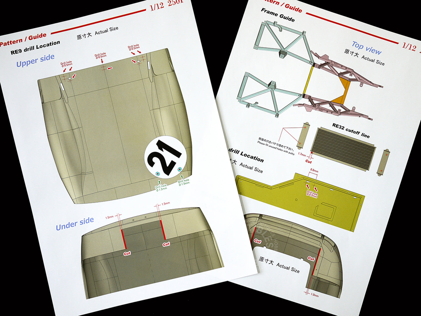 MFH Model Factory Hiro 1/12 Ferrari 250P 1963 LM Full Detail Kit K841