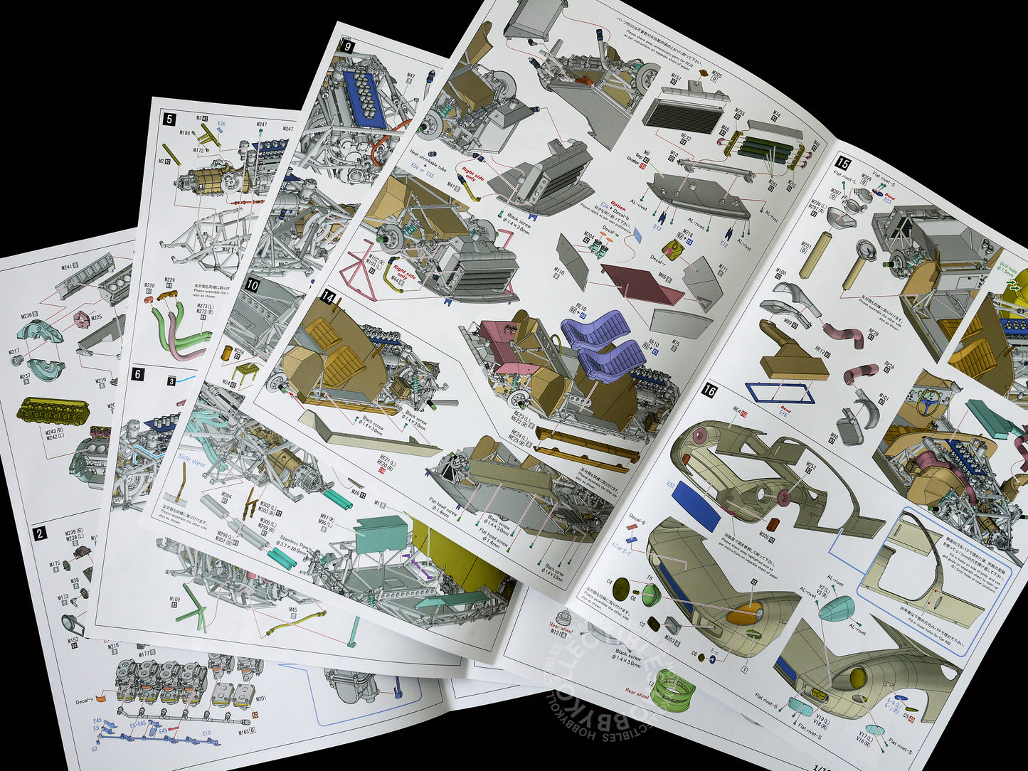 MFH Model Factory Hiro 1/12 Ferrari 275P 1964 LM Full Detail Kit K842