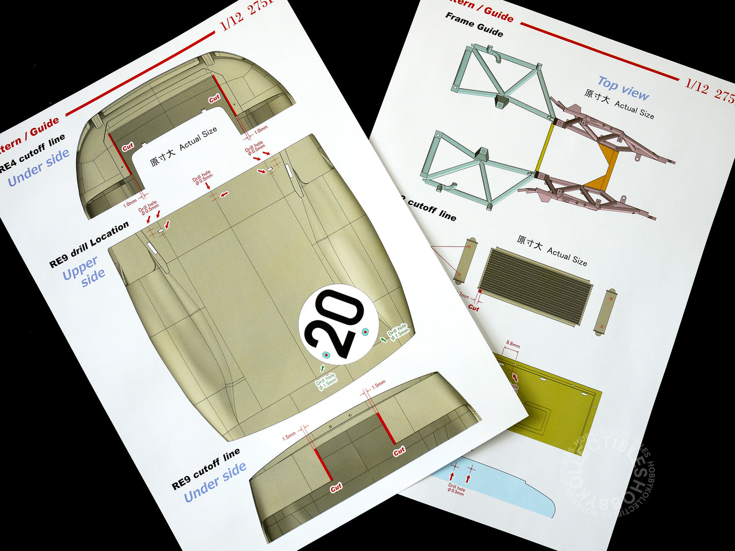 MFH Model Factory Hiro 1/12 Ferrari 275P 1964 LM Full Detail Kit K842