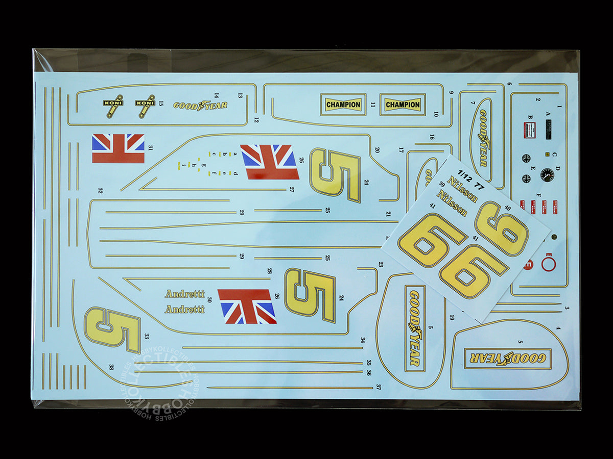 MFH Model Factory Hiro 1/12 Lotus Type 77 F1 Racing K848 Full Detail Kit