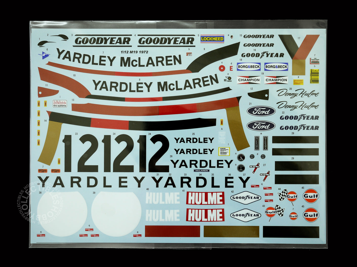 MFH Model Factory Hiro 1/12 McLaren M19A K820 Full Detail Kit