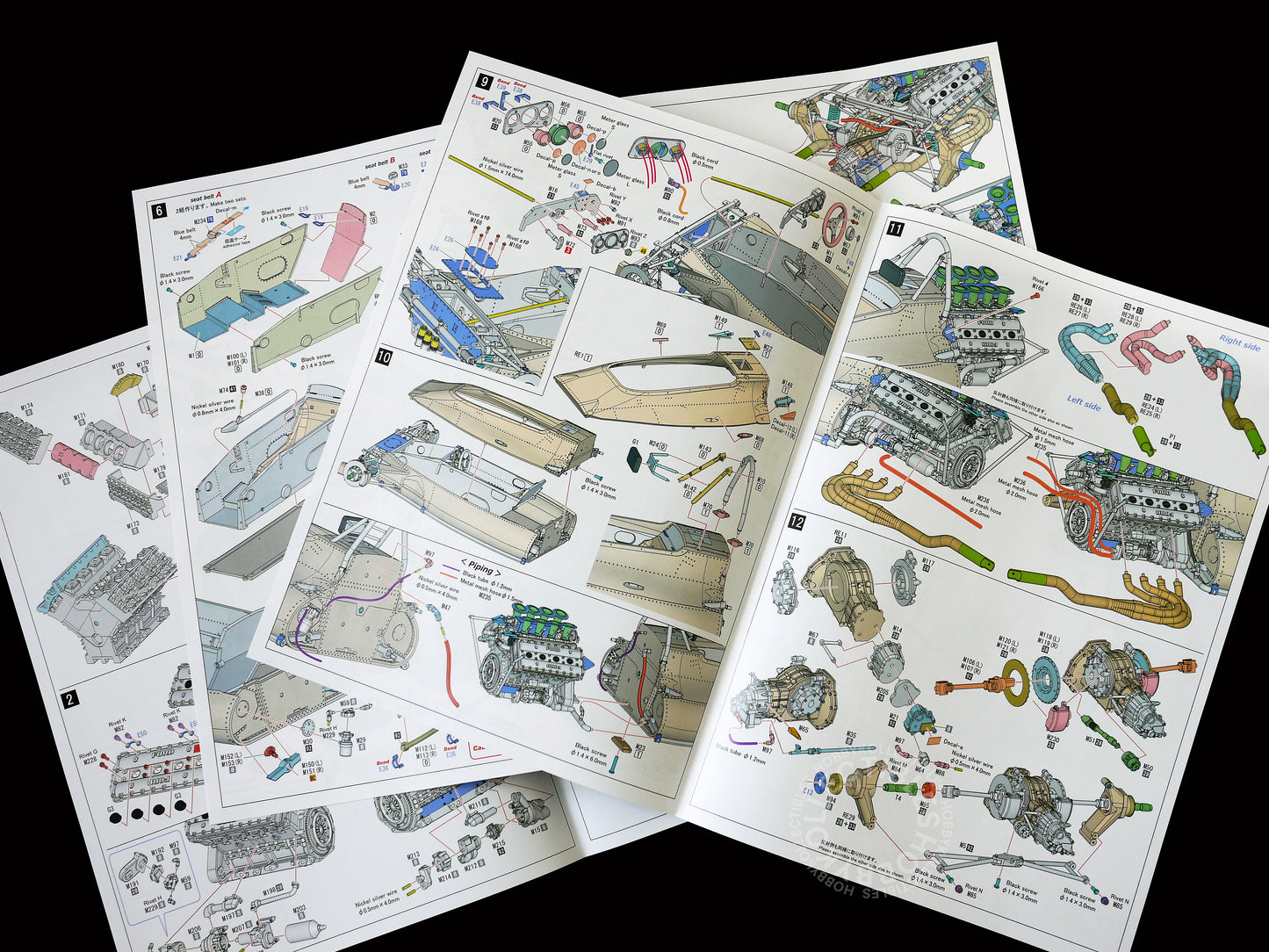 MFH Model Factory Hiro 1/12 McLaren M19A K820 Full Detail Kit