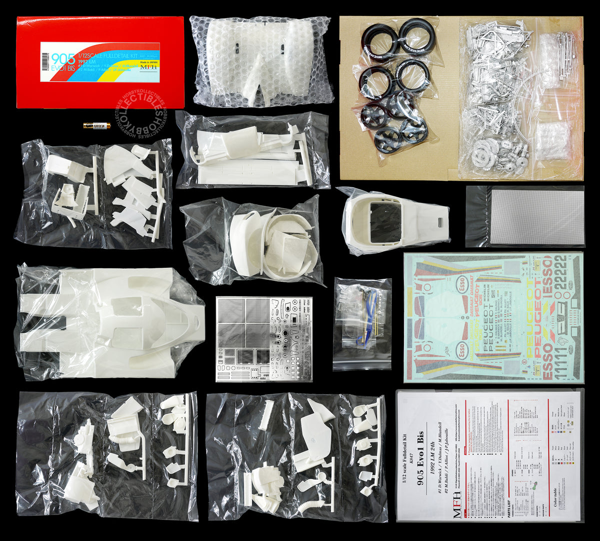 MFH Model Factory Hiro 1/12 Peugeot 950 EVO1 Bis Full Detail Kit K847