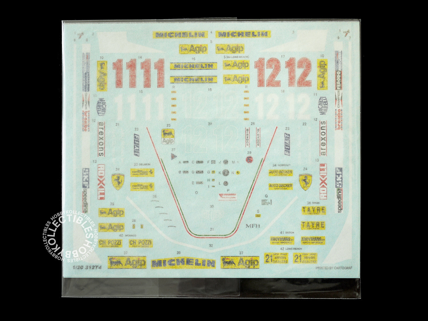 MFH 1/20 Ferrari 312T4 Belgium GP IK001 Hybrid Injection Kit