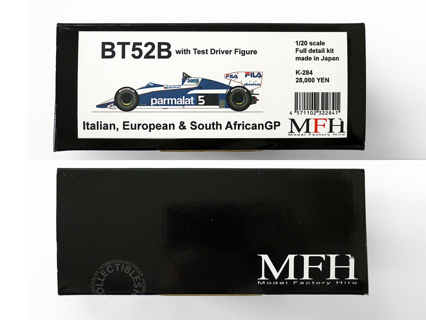 (SOLD) MFH 1/20 F1 Brabham BT52B w/ Test Driver Resin & Metal Model Kit K284