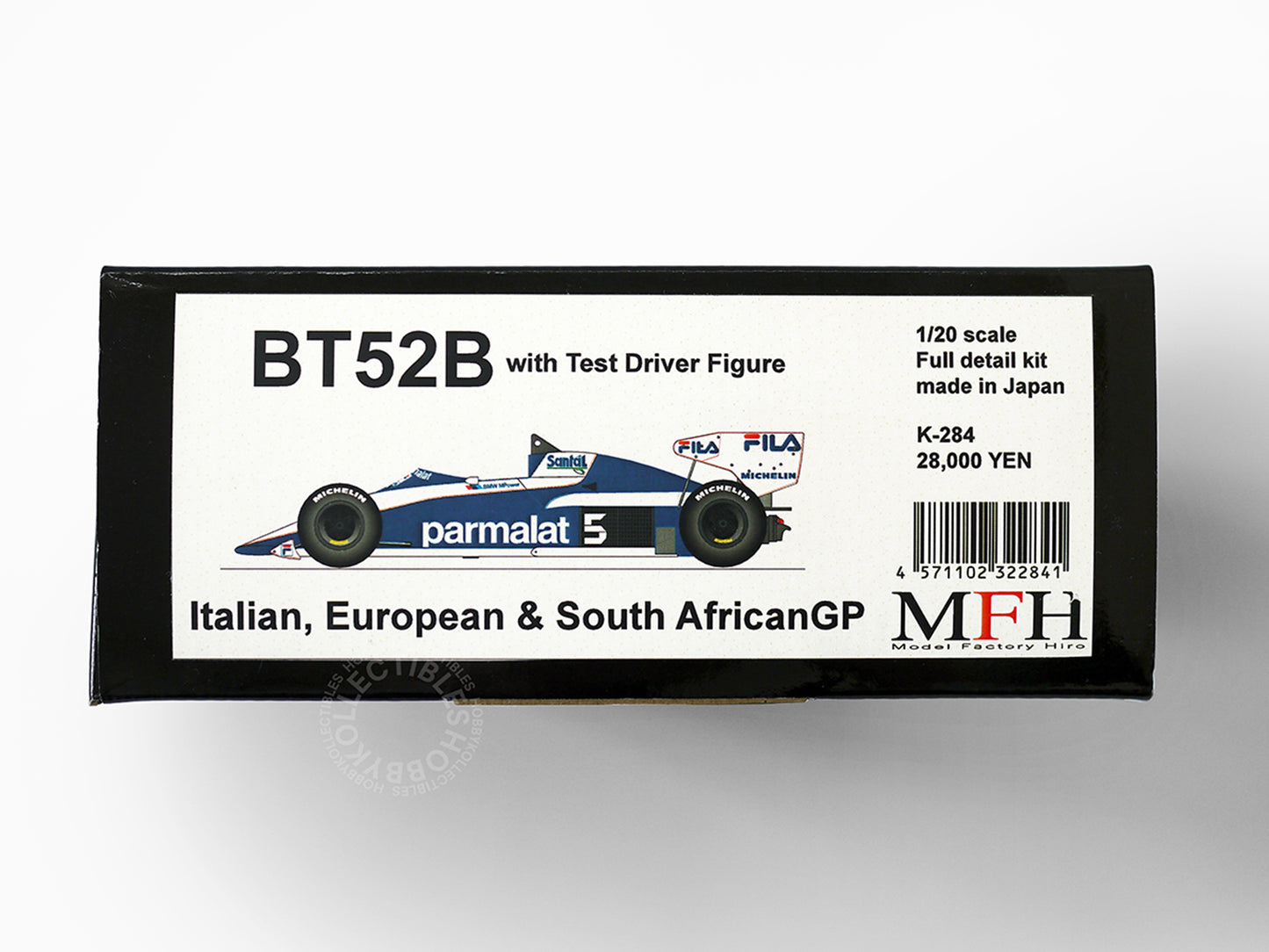(SOLD) MFH 1/20 F1 Brabham BT52B w/ Test Driver Resin & Metal Model Kit K284
