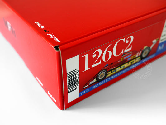 MFH 1/20 Ferrari 126C2 ver.B US GP F1 Racing Full Detail Model Kit K796