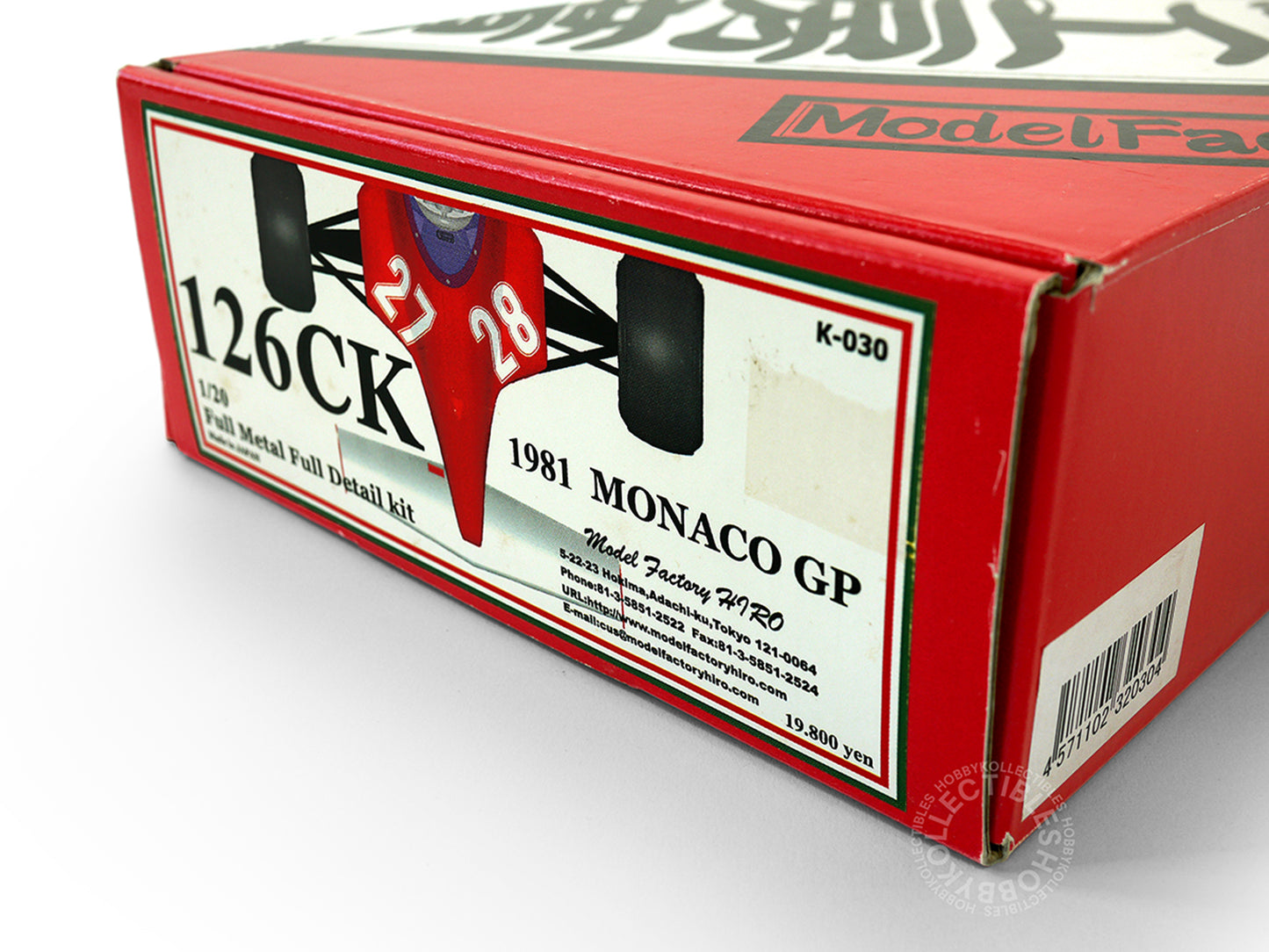 MFH 1/20 Ferrari 126CK F1 Full Detail Metal Model Kit K030