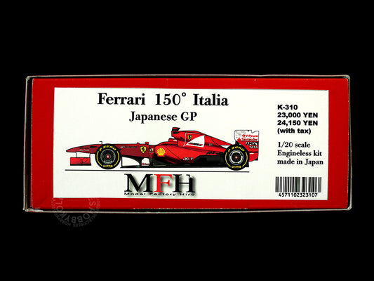 MFH 1/20 Ferrari 150° Italia F1 Engineless/Proportion Model Kit K310