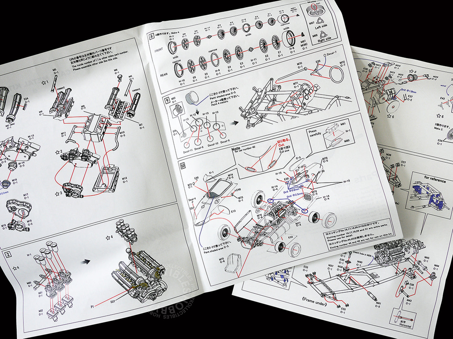 (SOLD) MFH 1/20 Ferrari 156 Shark Nose F1 Racing Full Detail Model Kit K053