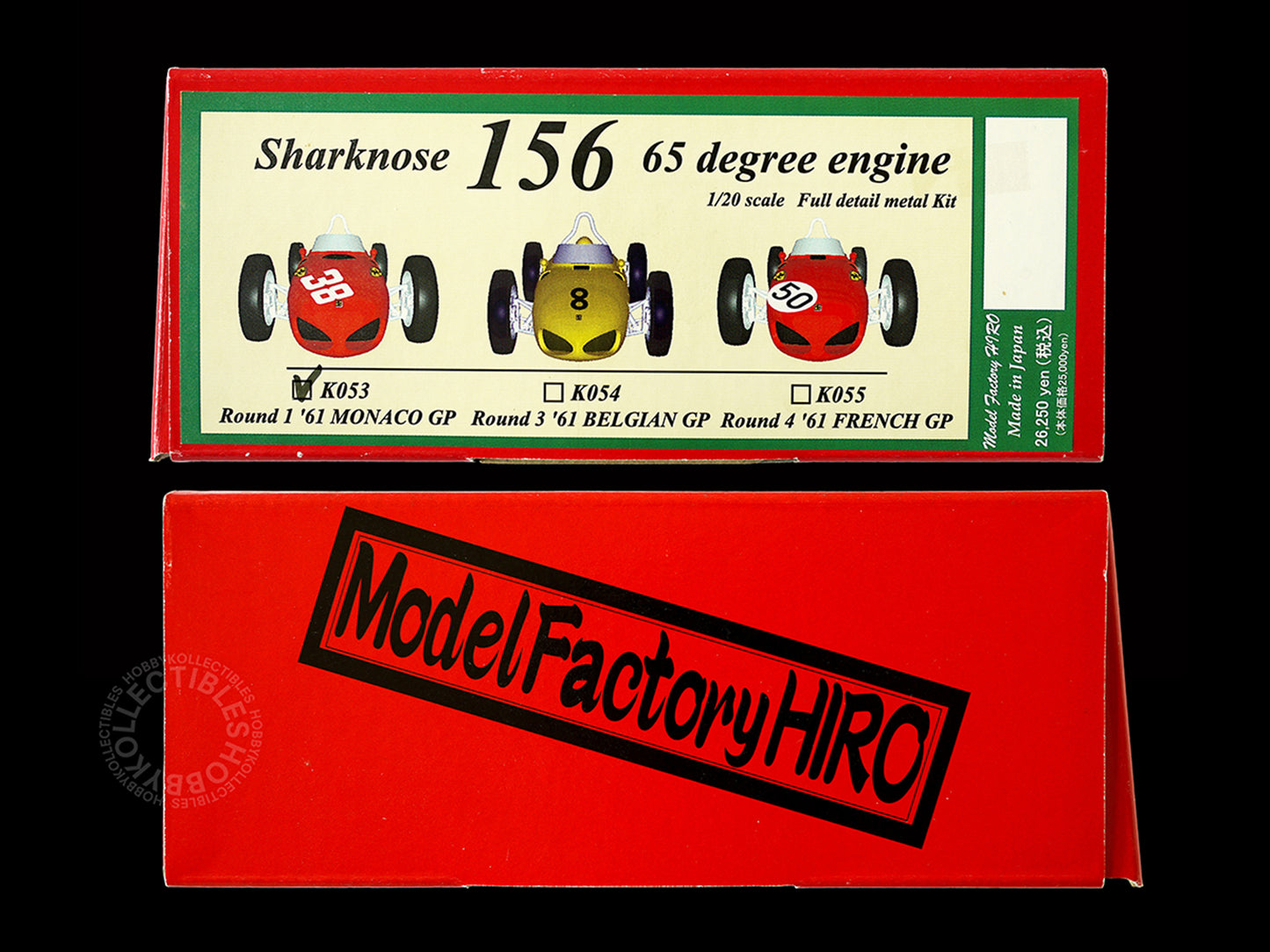 (SOLD) MFH 1/20 Ferrari 156 Shark Nose F1 Racing Full Detail Model Kit K053