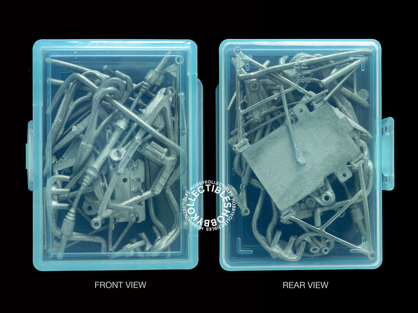 (SOLD in eBay) MFH Model Factory Hiro 1/20 Ferrari 312T4 Italian GP 2 x Body Metal Kit (MISSING 2 PARTS)