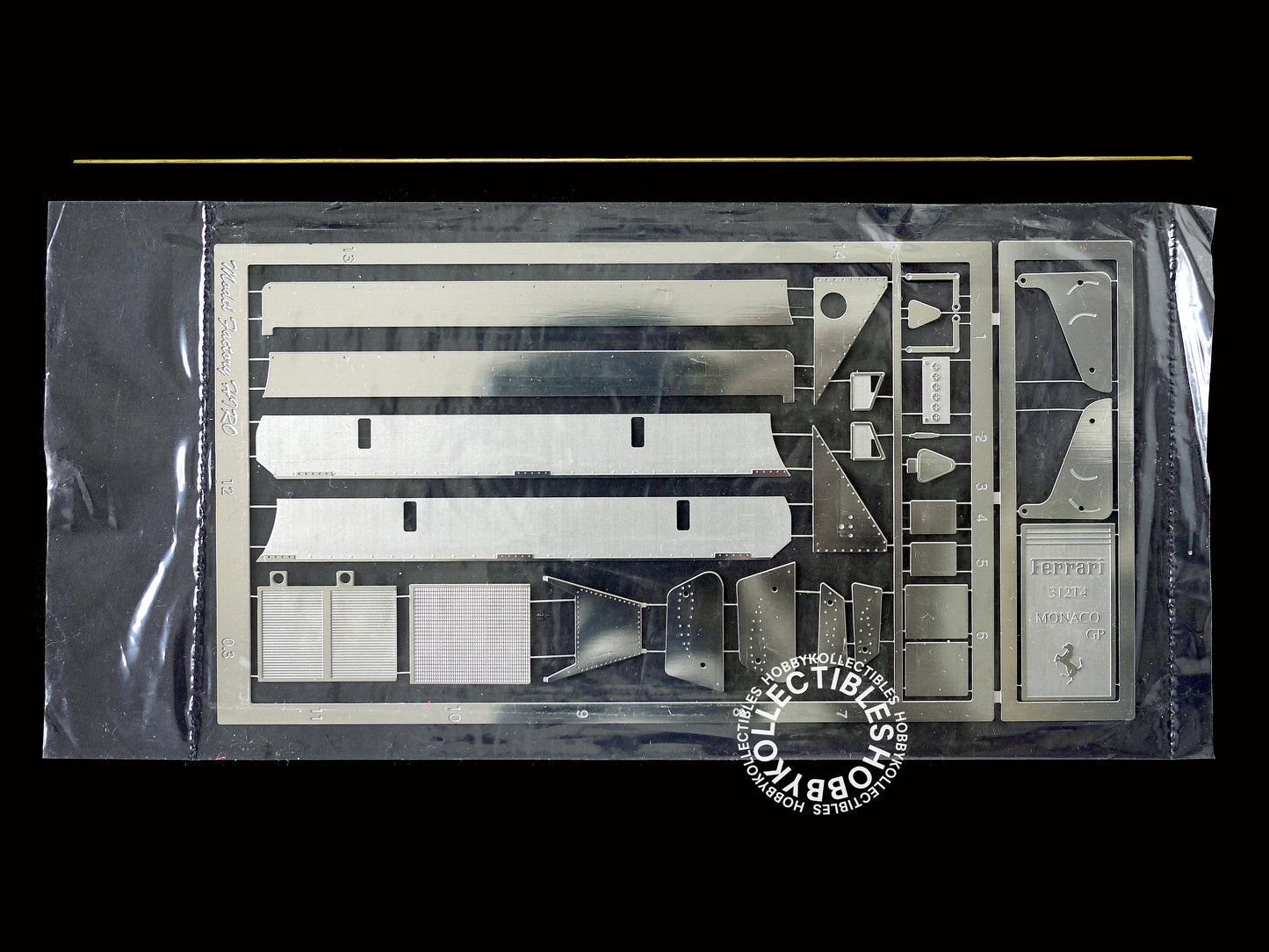(SOLD in eBay) MFH Model Factory Hiro 1/20 Ferrari 312T4 Italian GP 2 x Body Metal Kit (MISSING 2 PARTS)