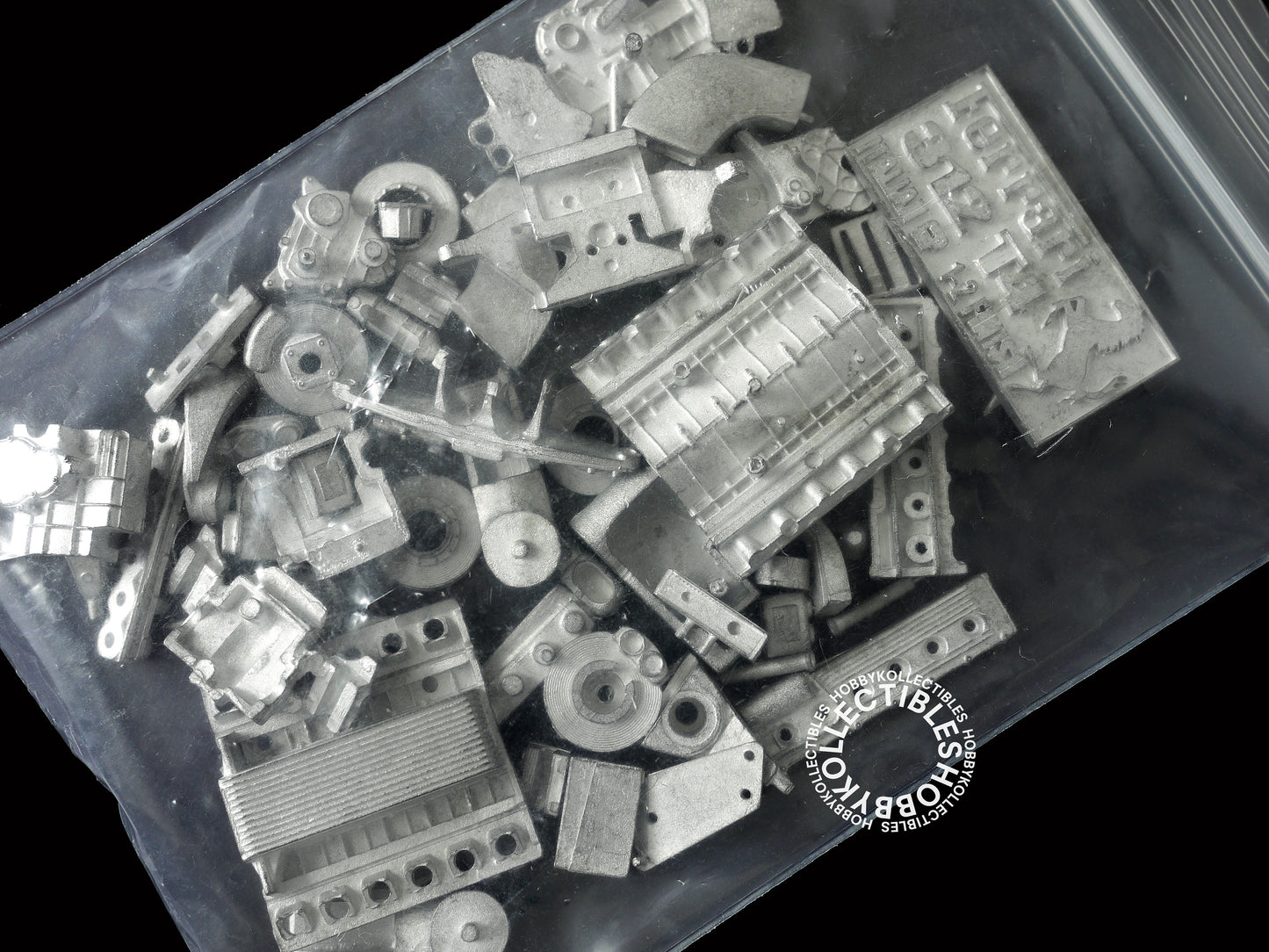 (SOLD in eBay) MFH Model Factory Hiro 1/20 Ferrari 312T4 Italian GP 2 x Body Metal Kit (MISSING 2 PARTS)