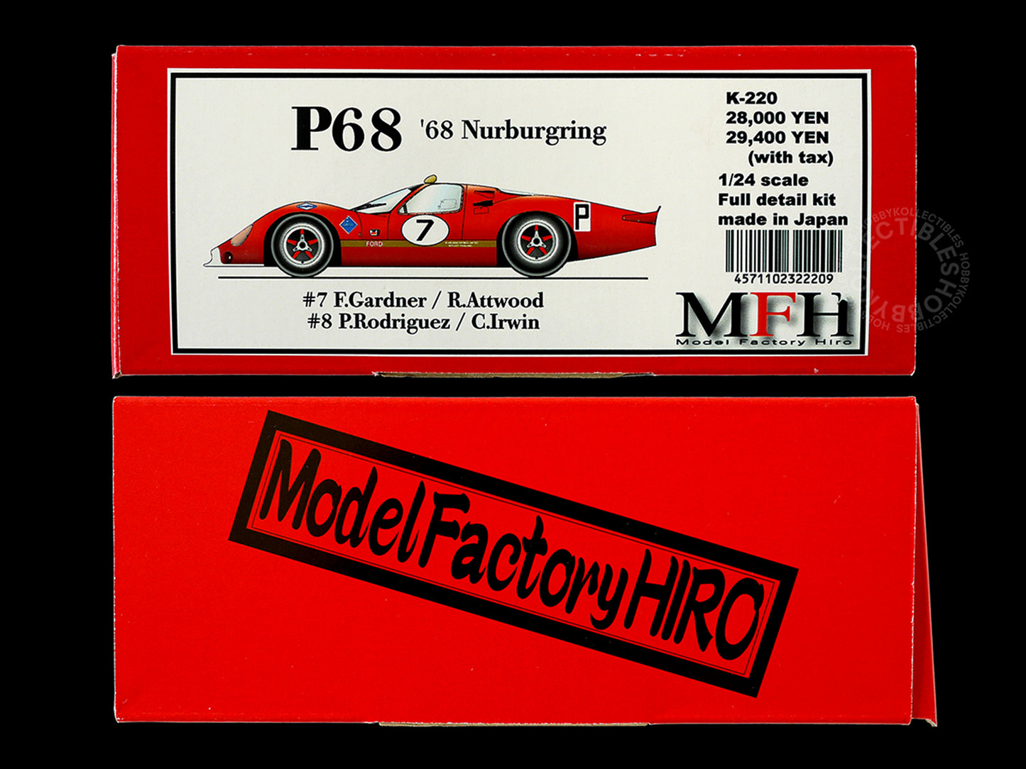 Model 1/24 Ford P68 '68 Nurburgring Multi-Media Kit K220