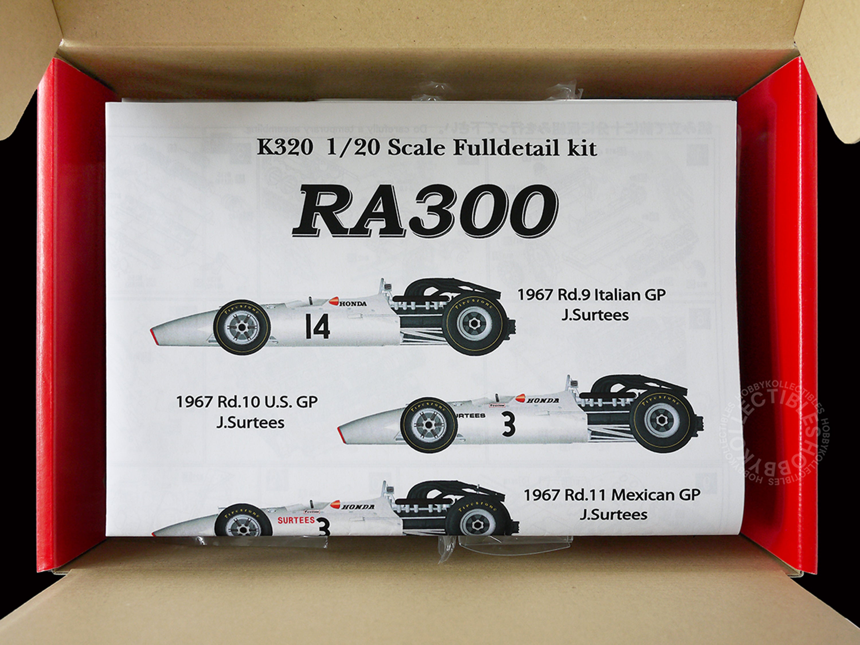 MFH Model Factory Hiro 1/20 Honda RA300 Full Detail Model Kit K320