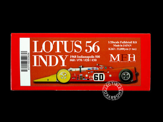 MFH 1/20 Lotus 56 Indy Car Full Detail Model Kit K263