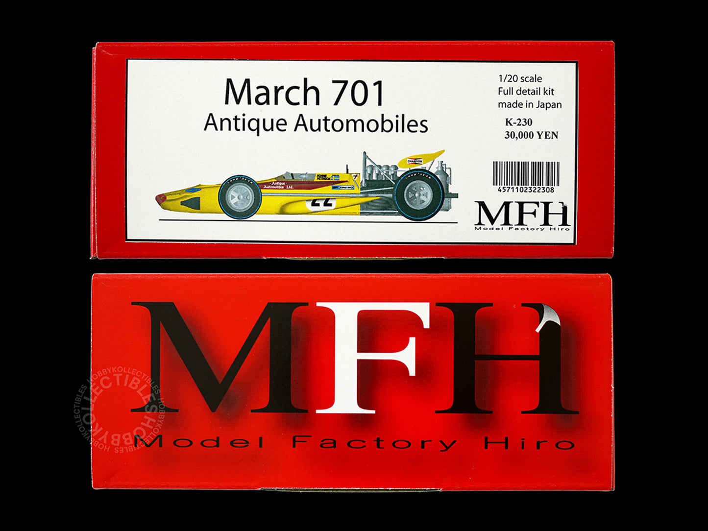 MFH 1/20 March 701 ver.C Antique Automobiles Full Detail Model Kit K230