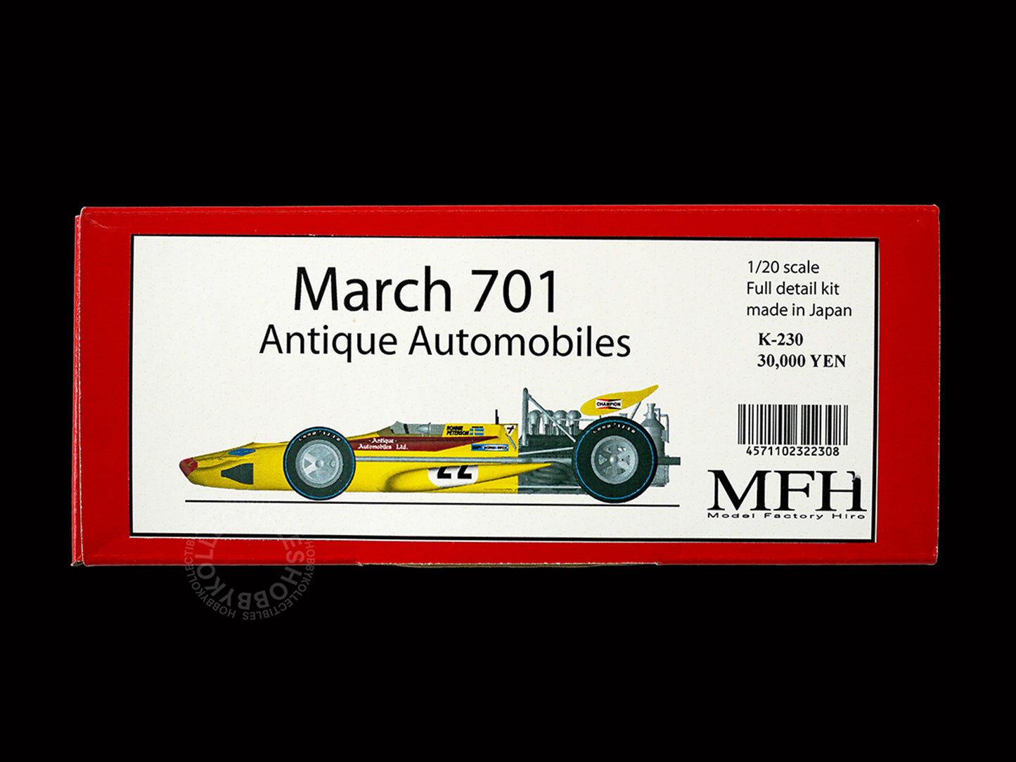 MFH 1/20 March 701 ver.C Antique Automobiles Full Detail Model Kit K230