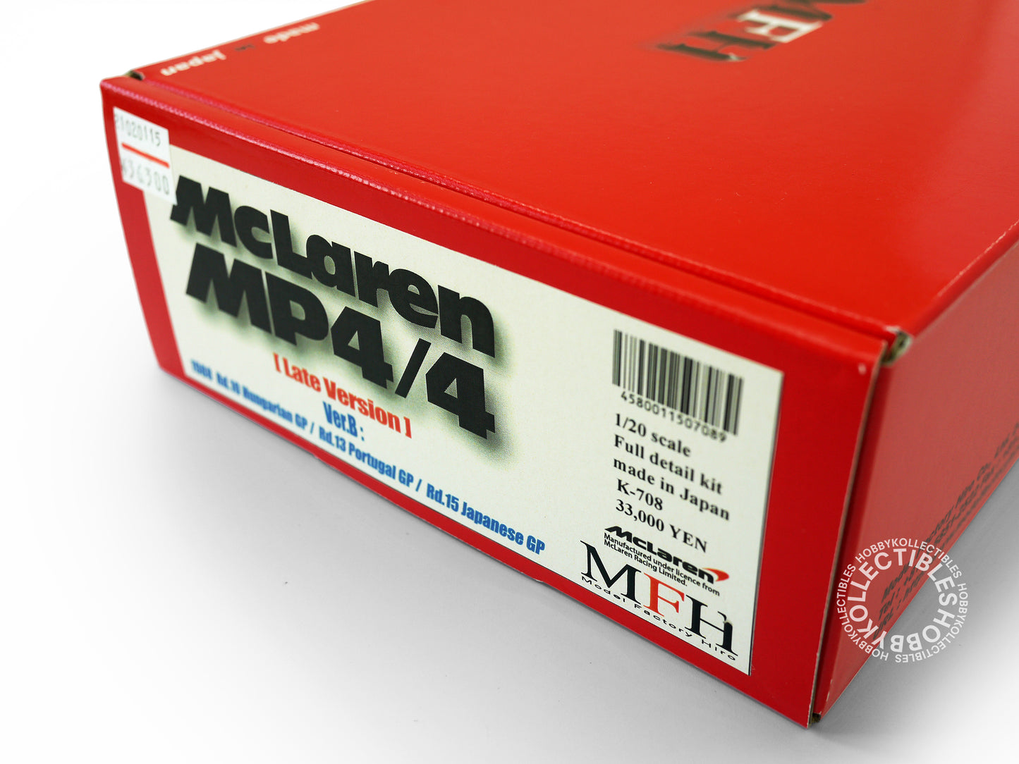 MFH 1/20 McLaren MP4/4 F1 Racing Full Detail Model Kit K-708