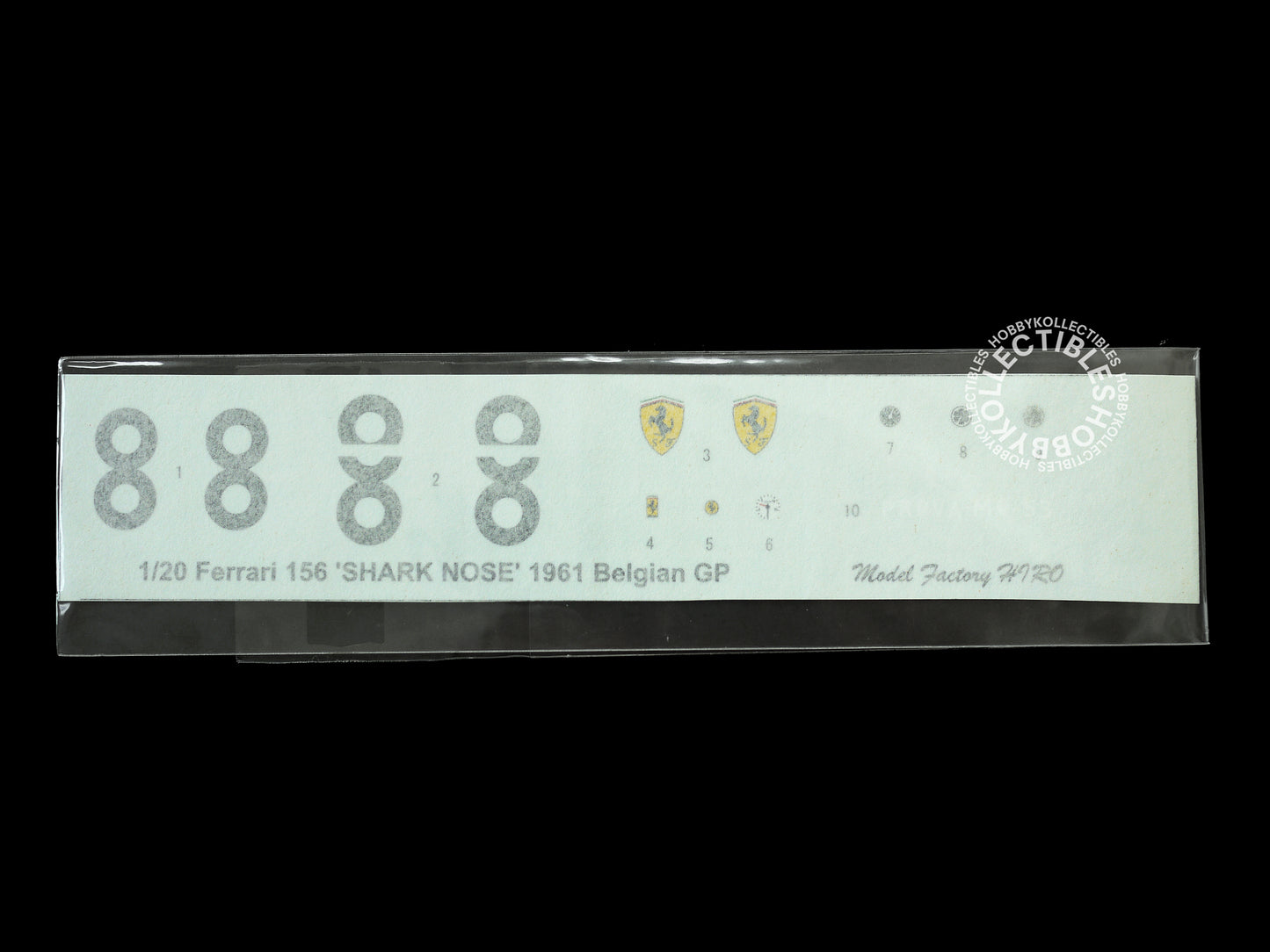 MFH 1/20 Ferrari 156 Shark Nose F1 Racing Full Detail Model Kit K054