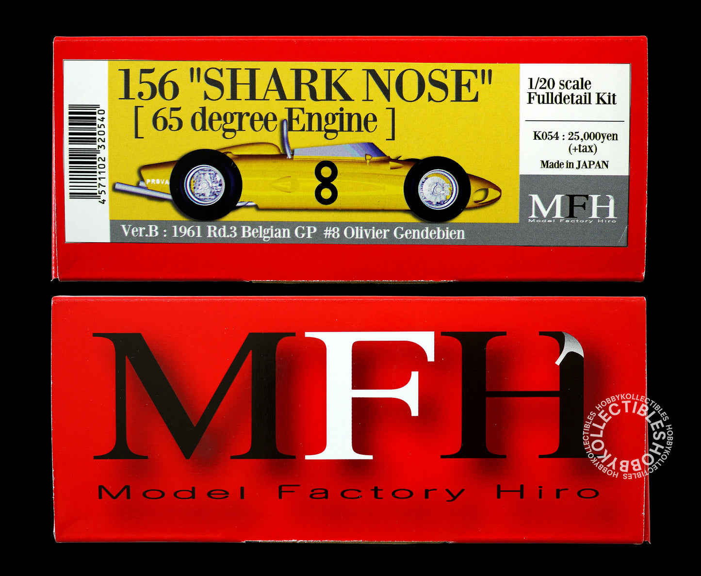 MFH 1/20 Ferrari 156 Shark Nose F1 Racing Full Detail Model Kit K054