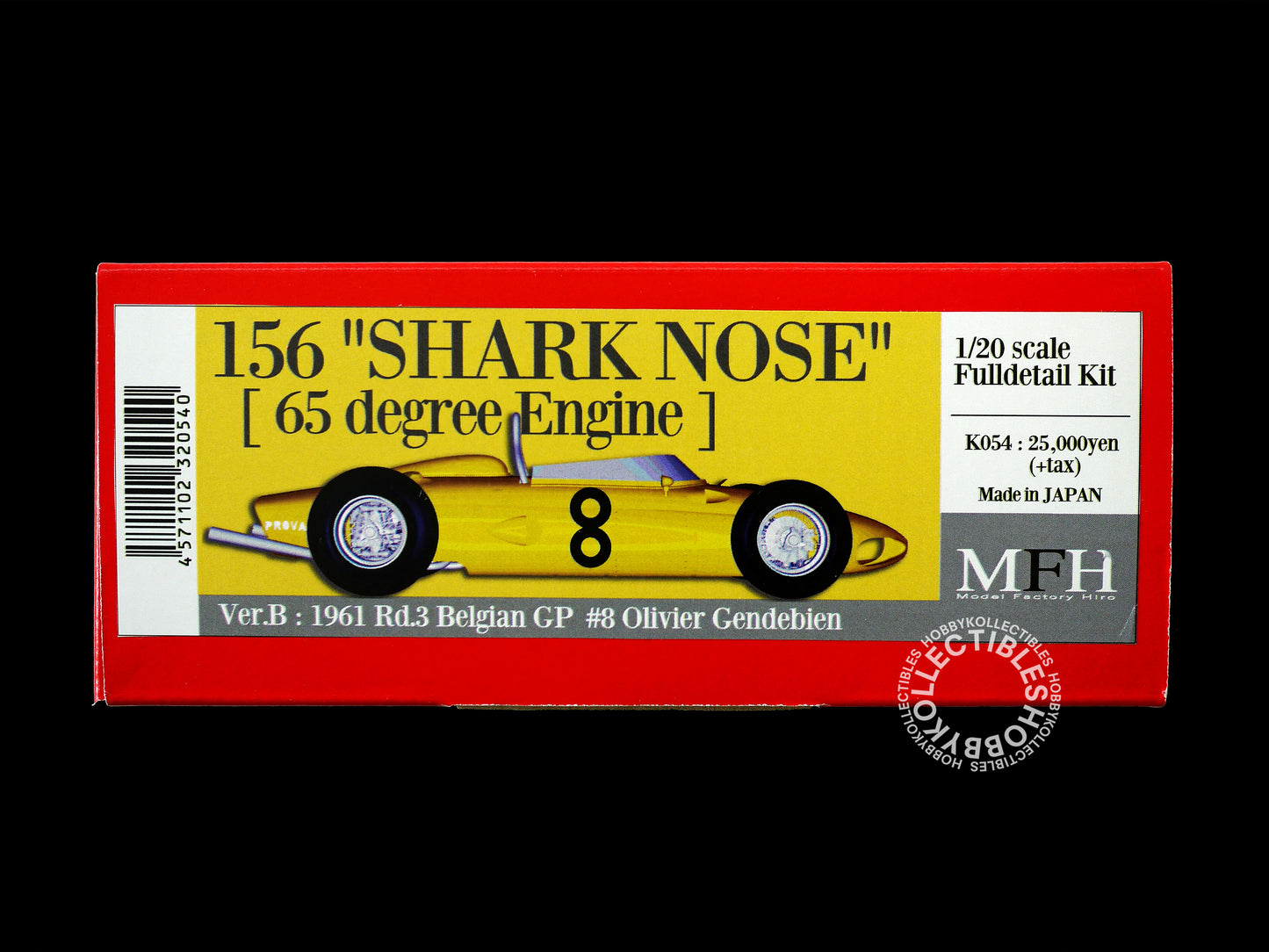 MFH 1/20 Ferrari 156 Shark Nose F1 Racing Full Detail Model Kit K054