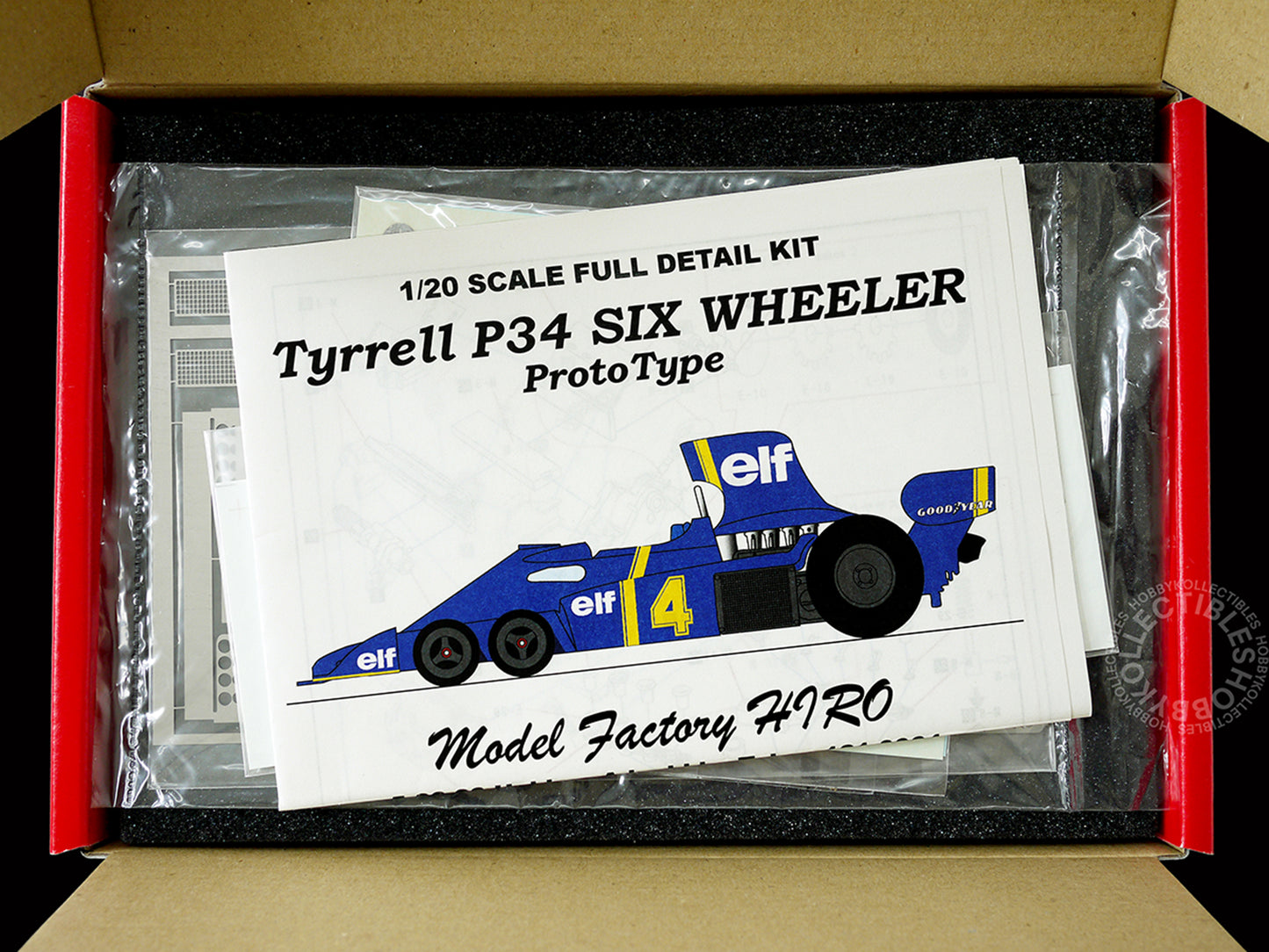 MFH 1/20 Tyrrell P34 Prototype Full Detail Metal Model Kit K039