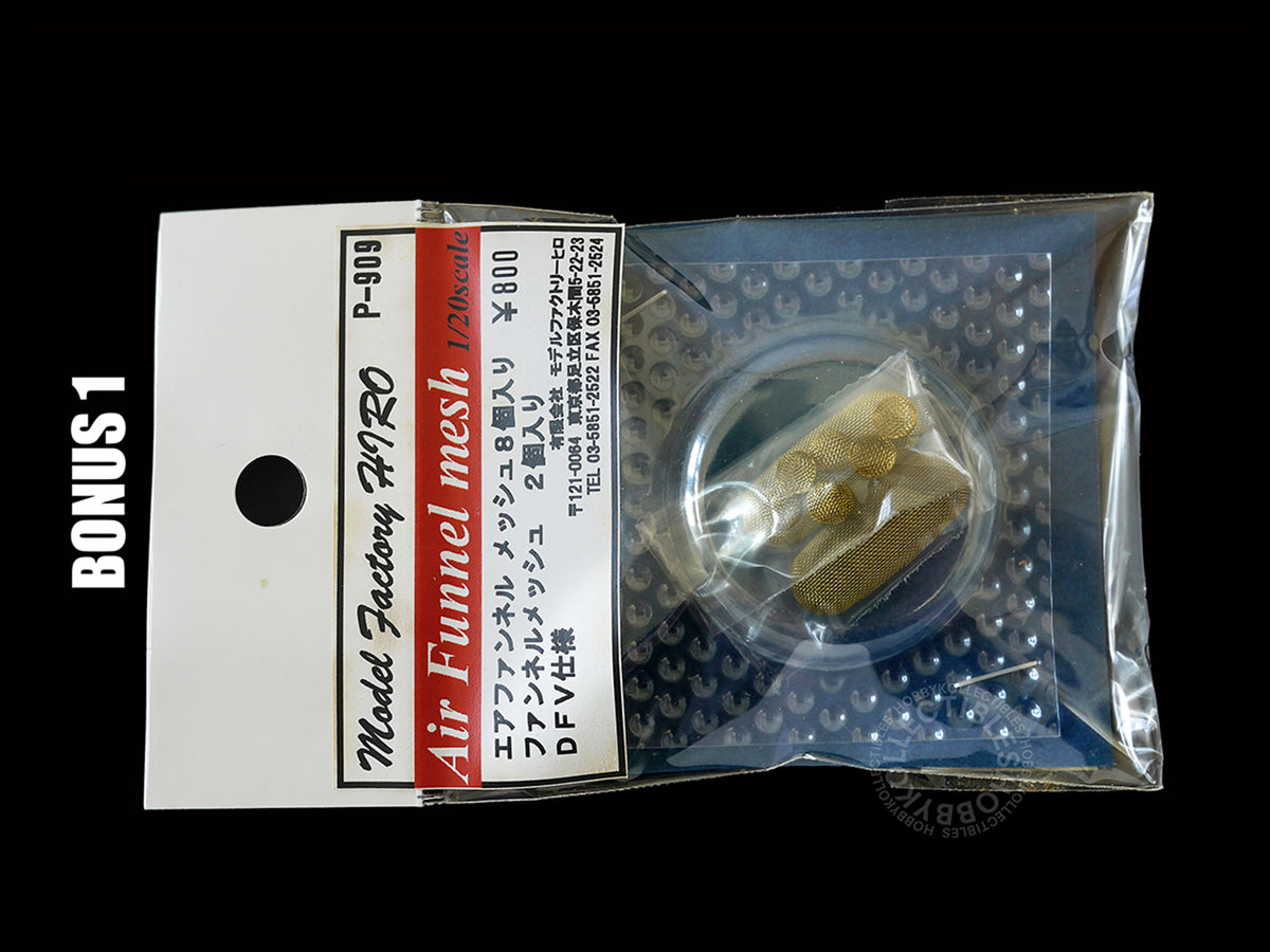 Model Factory Hiro MFH 1/20 scale Air Funnel Mesh for FW16 Brazil GP full detail model Kit K-105