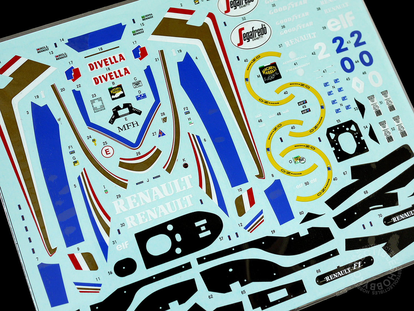 MFH 1/20 Williams FW16 1994 San Marino GP Ayrton Senna Full Detail Model Kit K731