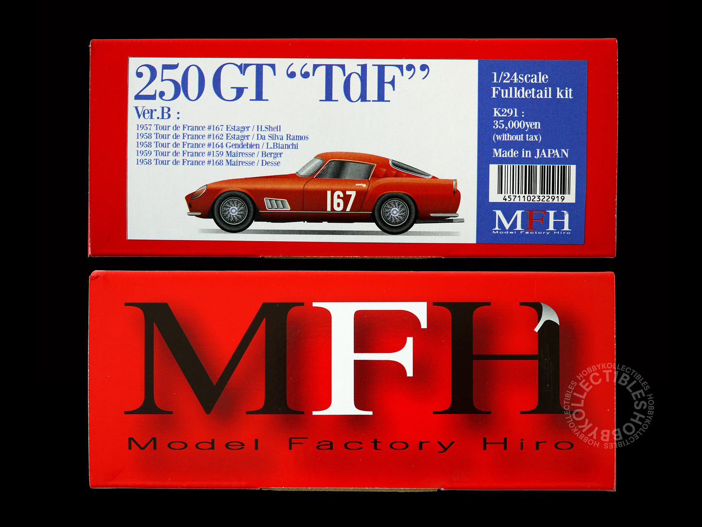 MFH 1/20 Ferrari 250 GTO "Tdf" ver.B Full Detail Model Kit K291