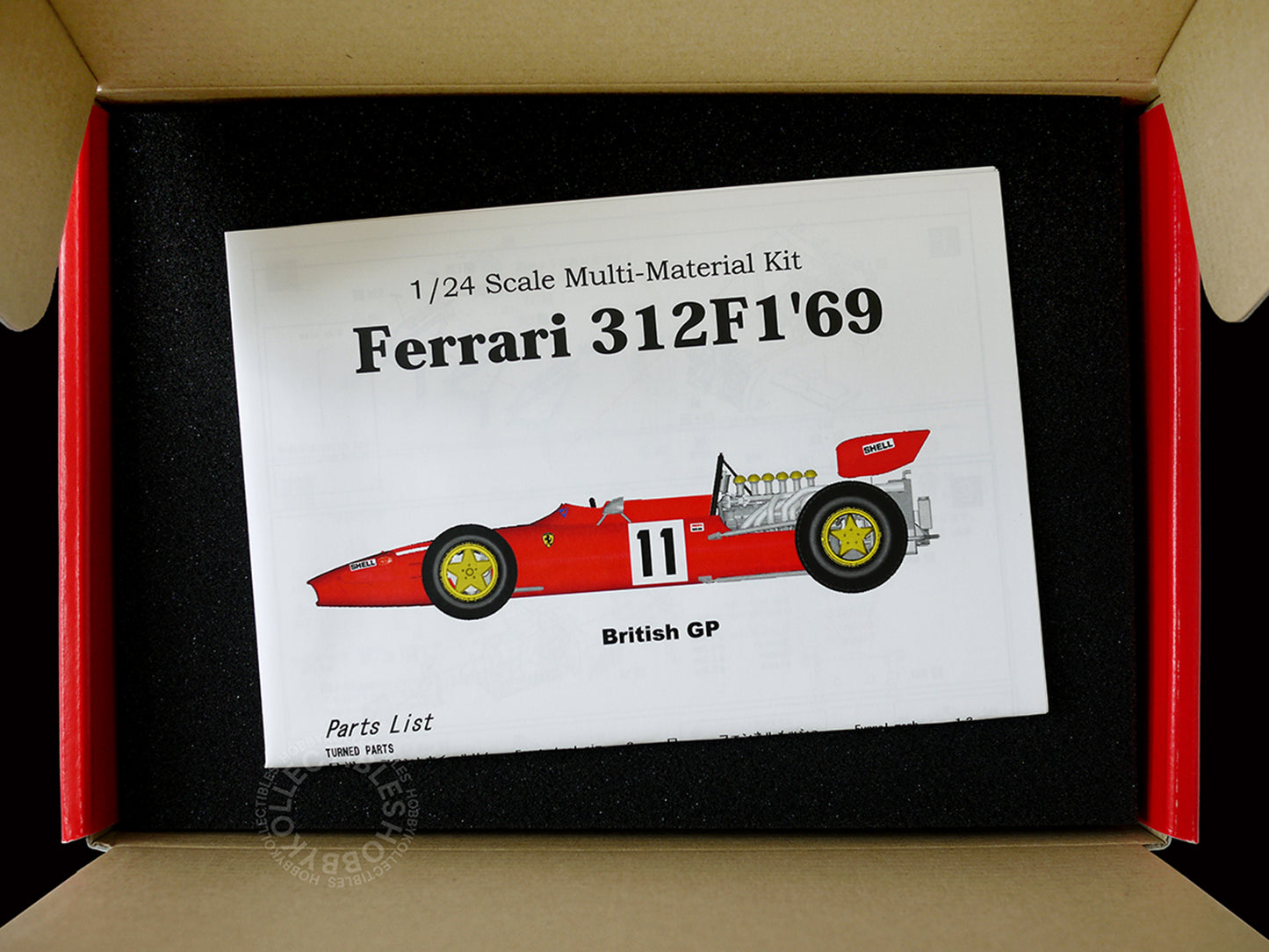MFH Model Factory Hiro 1/24 Ferrari 312 F1-69 British GP Full Detail Kit K094
