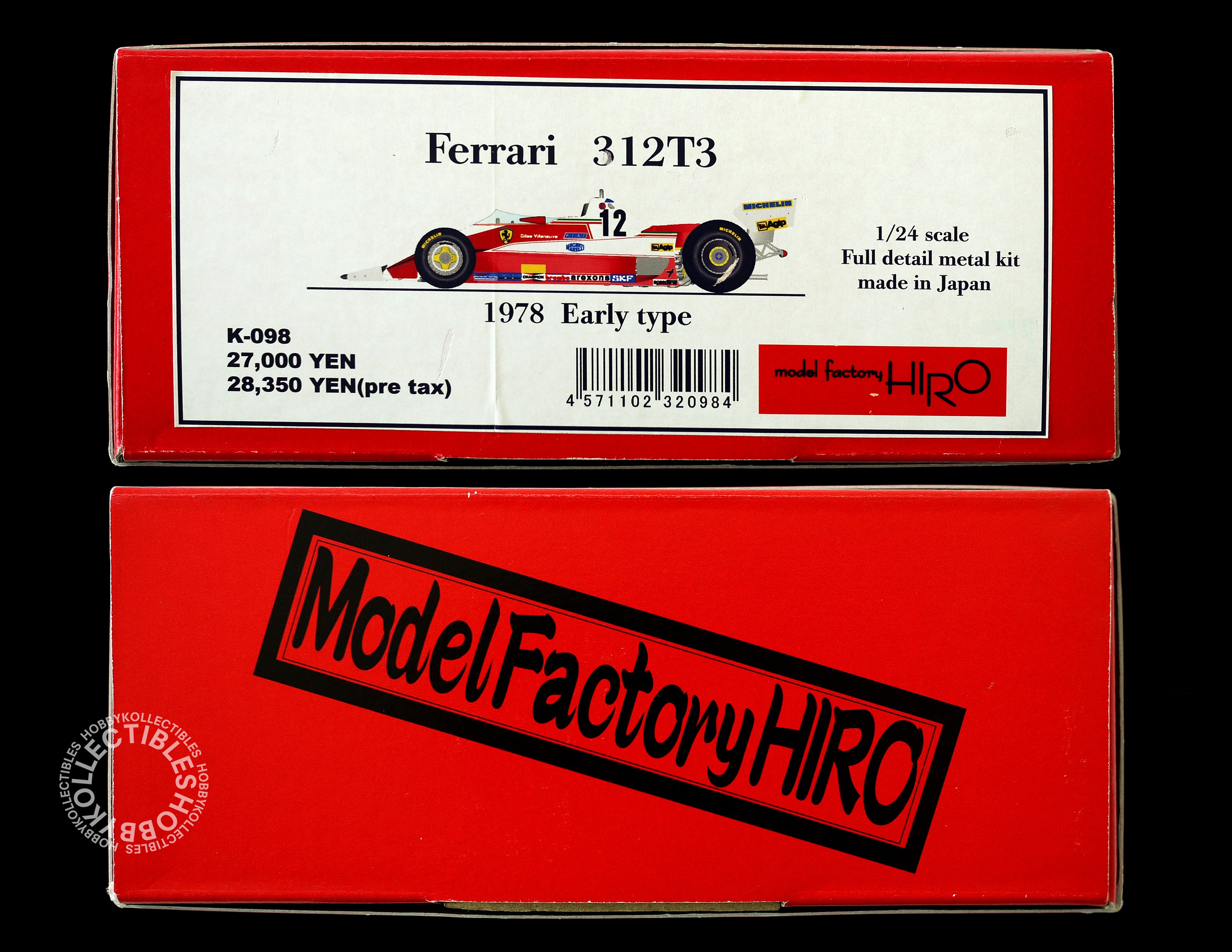 MFH 1/20 Ferrari 312T3 Early Type F1 Racing Full Detail