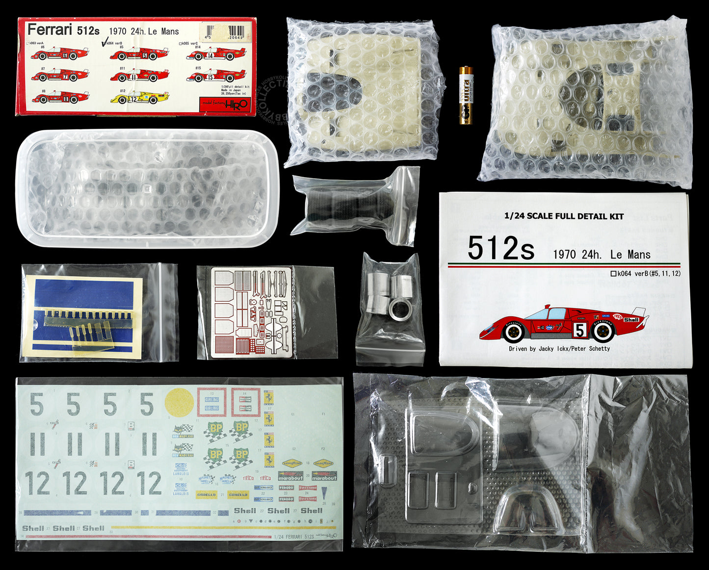 MFH Model Factory Hiro 1/24 Ferrari 512s K064 Metal & Resin Model Kit