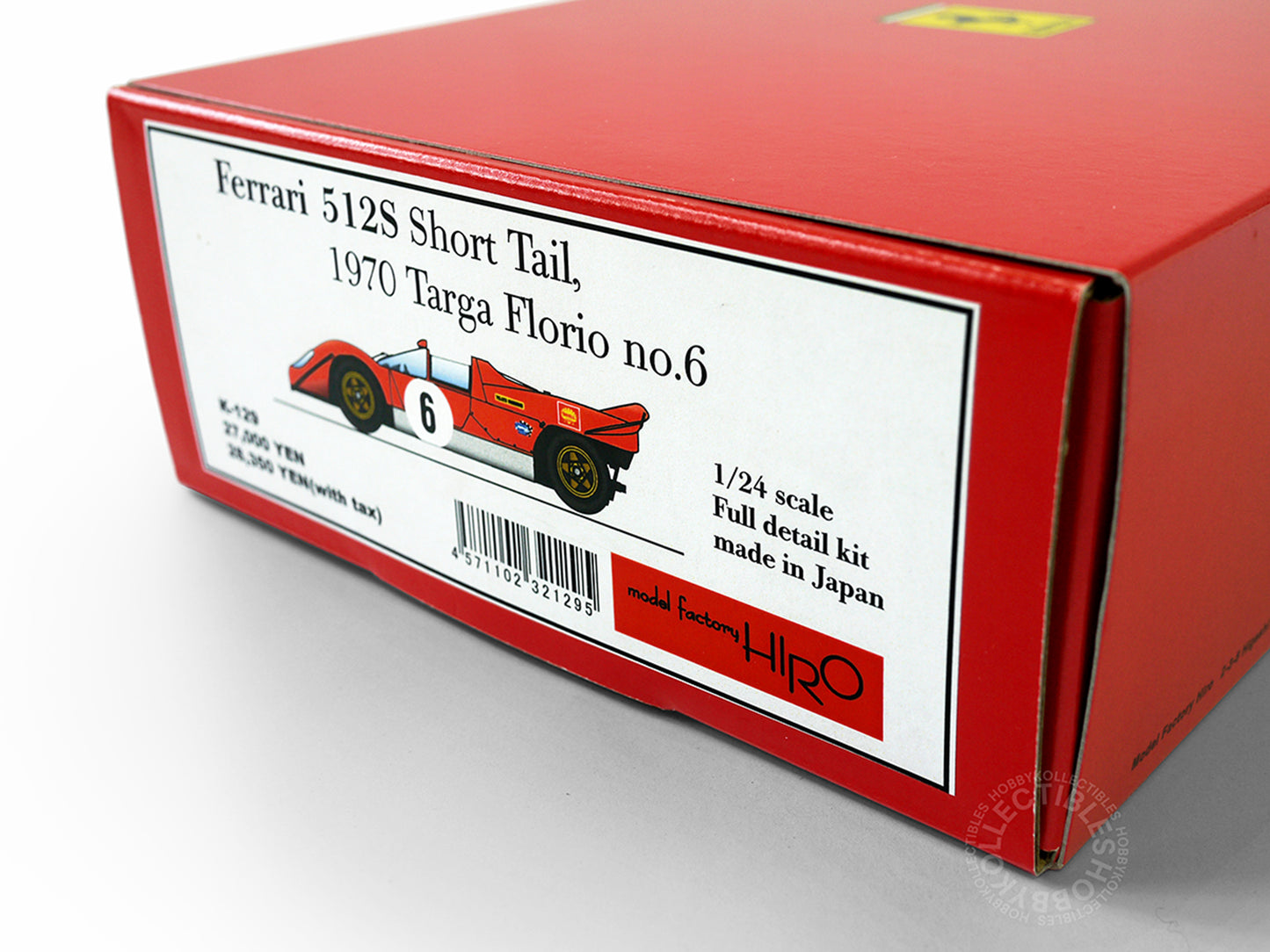 MFH Model Factory Hiro 1/24 Ferrari 512S Short Tail Targa Florio K129 Metal & Resin Kit