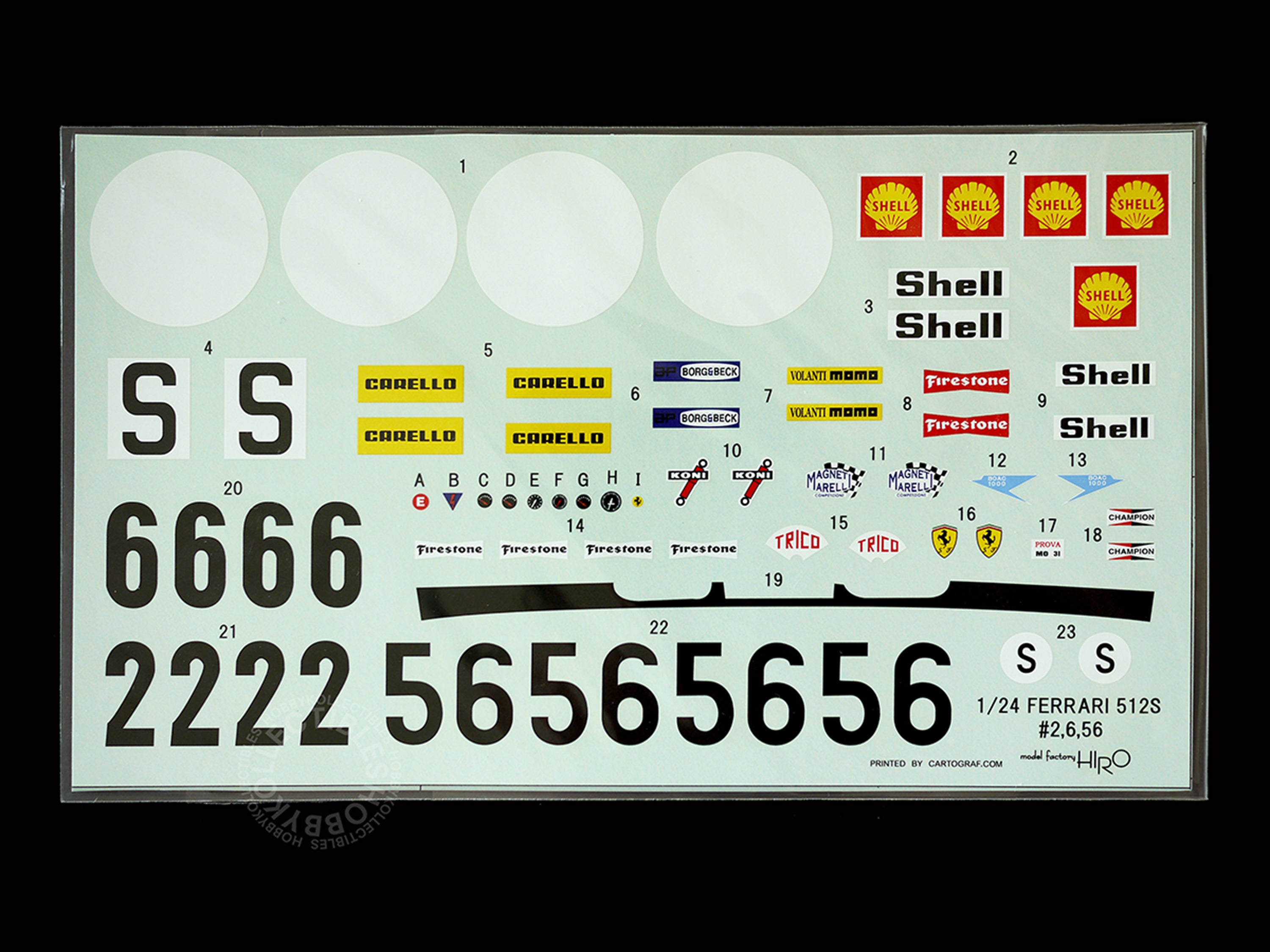 MFH 1/24 Ferrari 512S Short Tail Targa Florio K129 | Model Factory