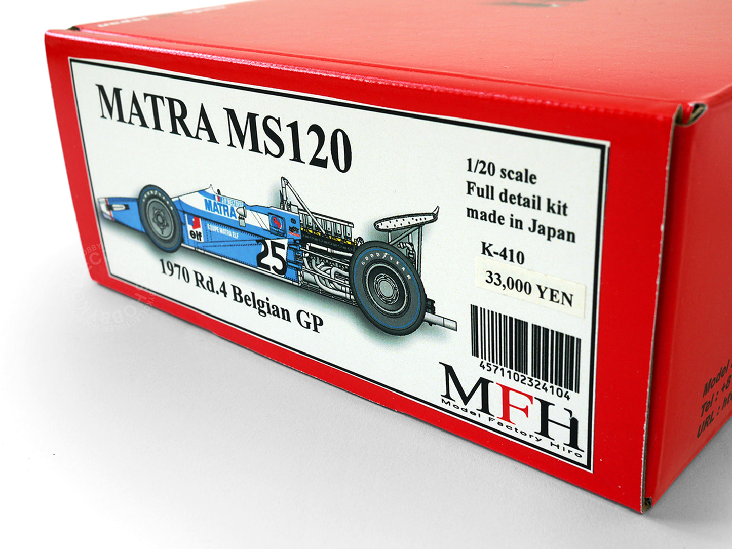 MFH Model Factory Hiro 1/20 Matra MS120 F1 Monaco GP ver.B K-410 Full Detail Kit