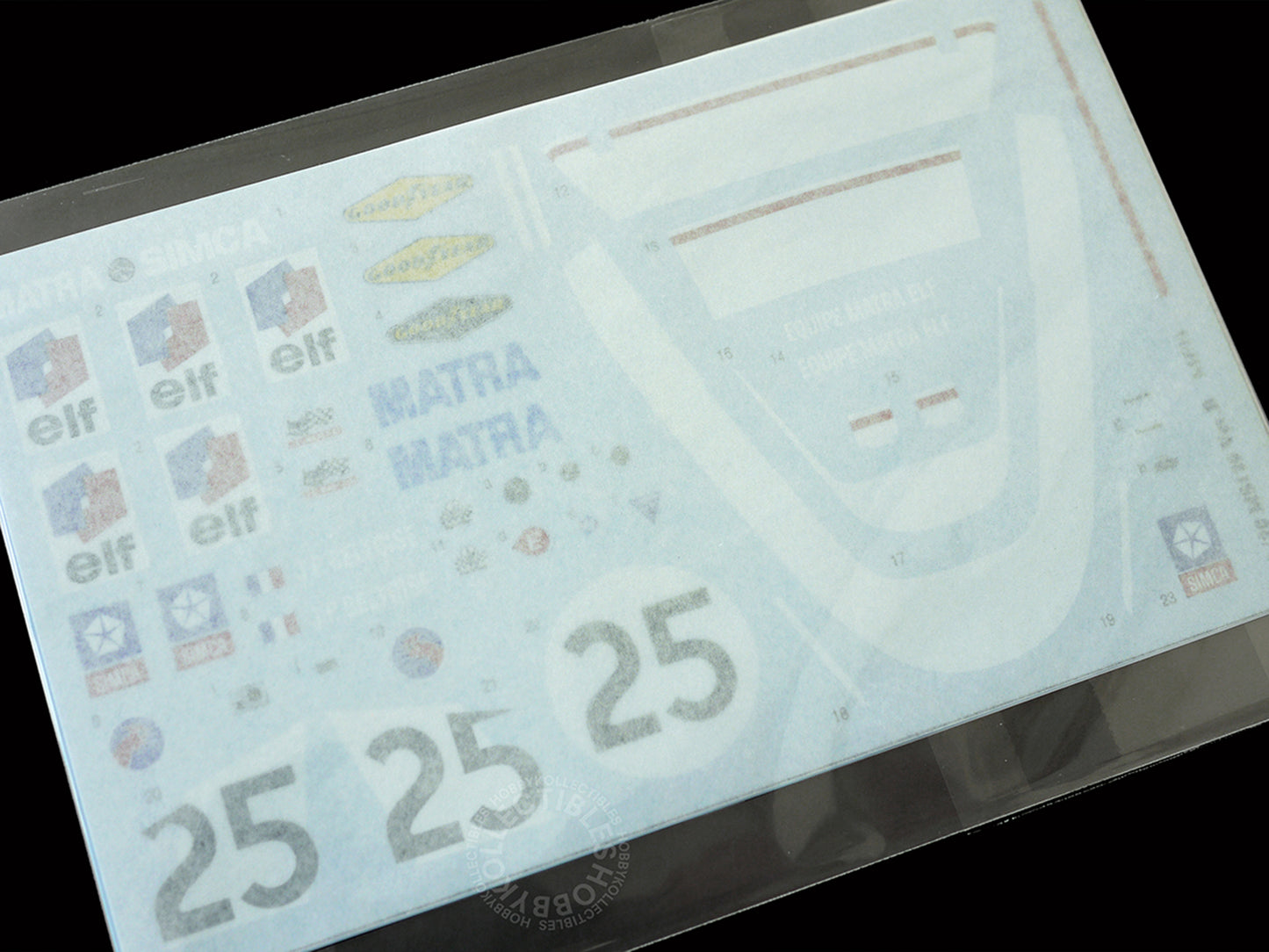 MFH Model Factory Hiro 1/20 Matra MS120 F1 Monaco GP ver.B K-410 Full Detail Kit