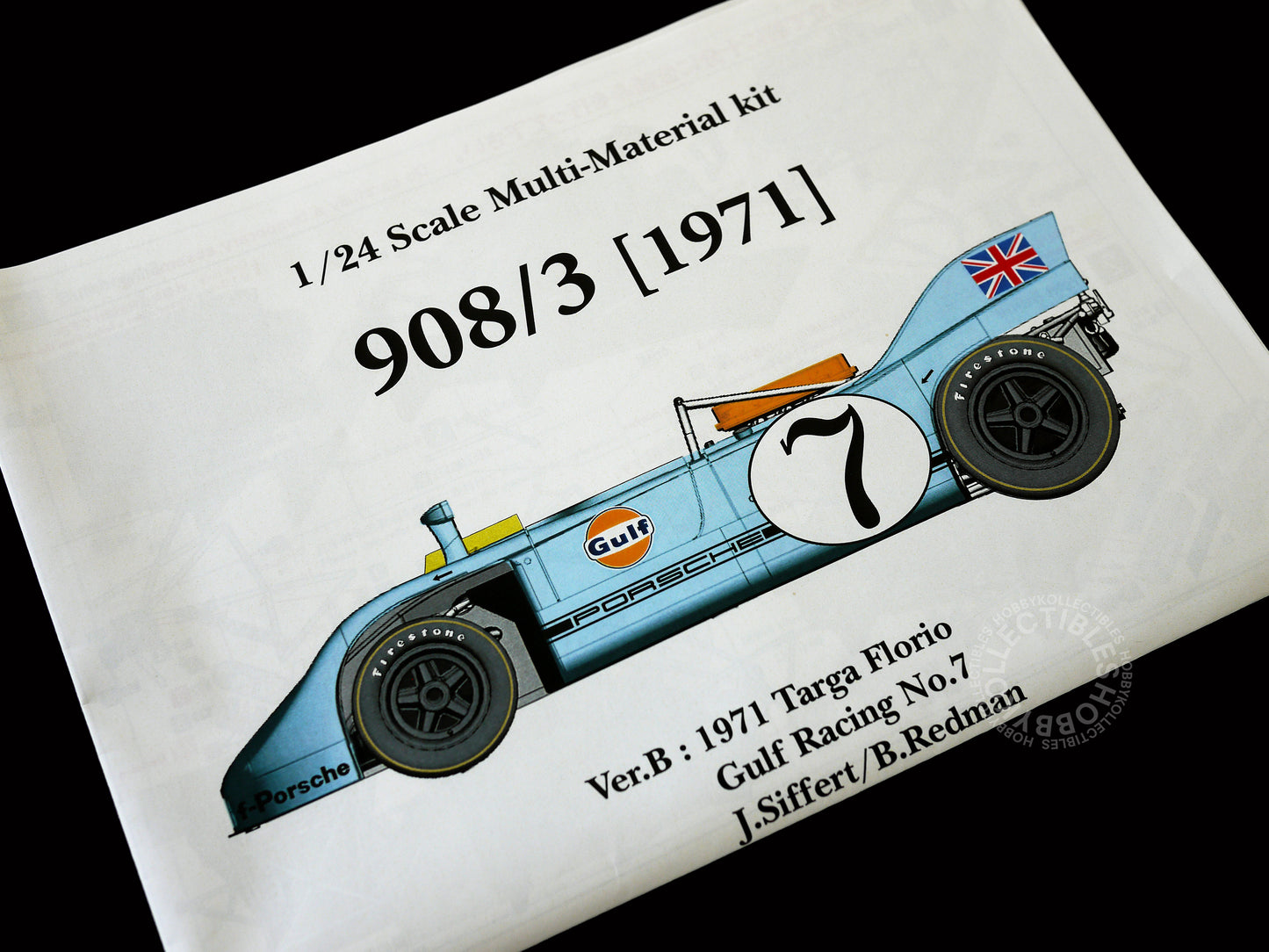 MFH 1/24 Porsche 908/03 1971 Targa Florio Full Detail Model Kit K-371