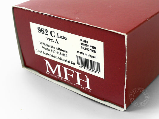MFH Model Factory Hiro 1/43 962C ver.A LM 24hrs K381 Metal Kit