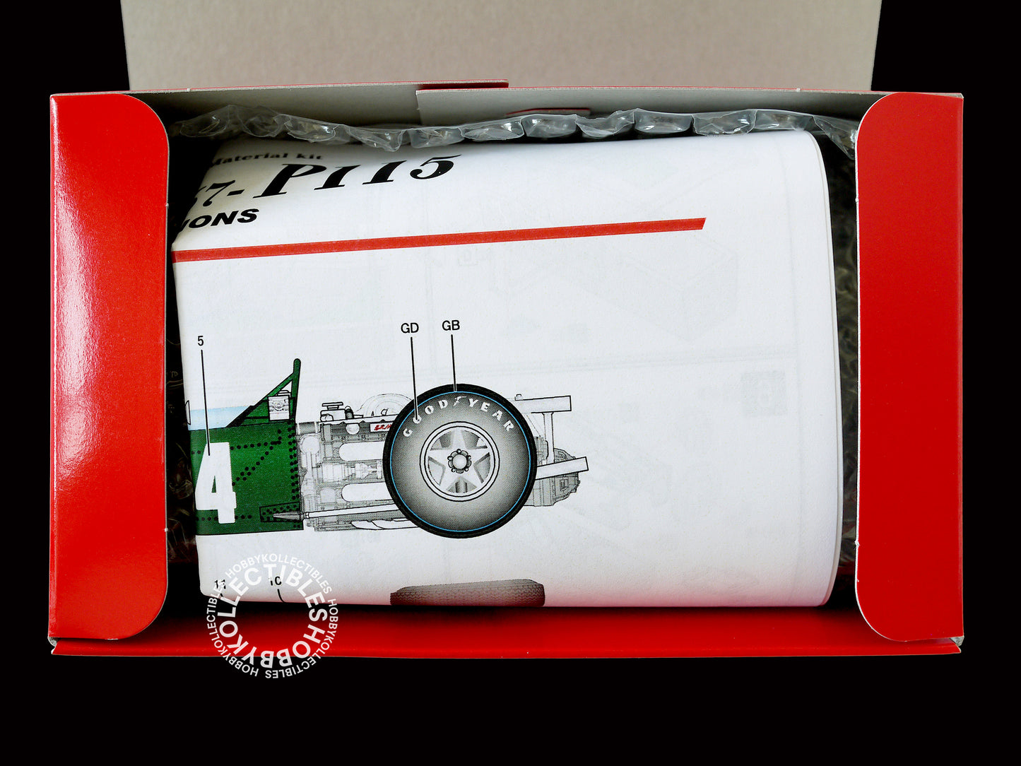 MFH 1/43 BRM H16 P115 Ver.C Italian GP F1 Metal Model Kit K417