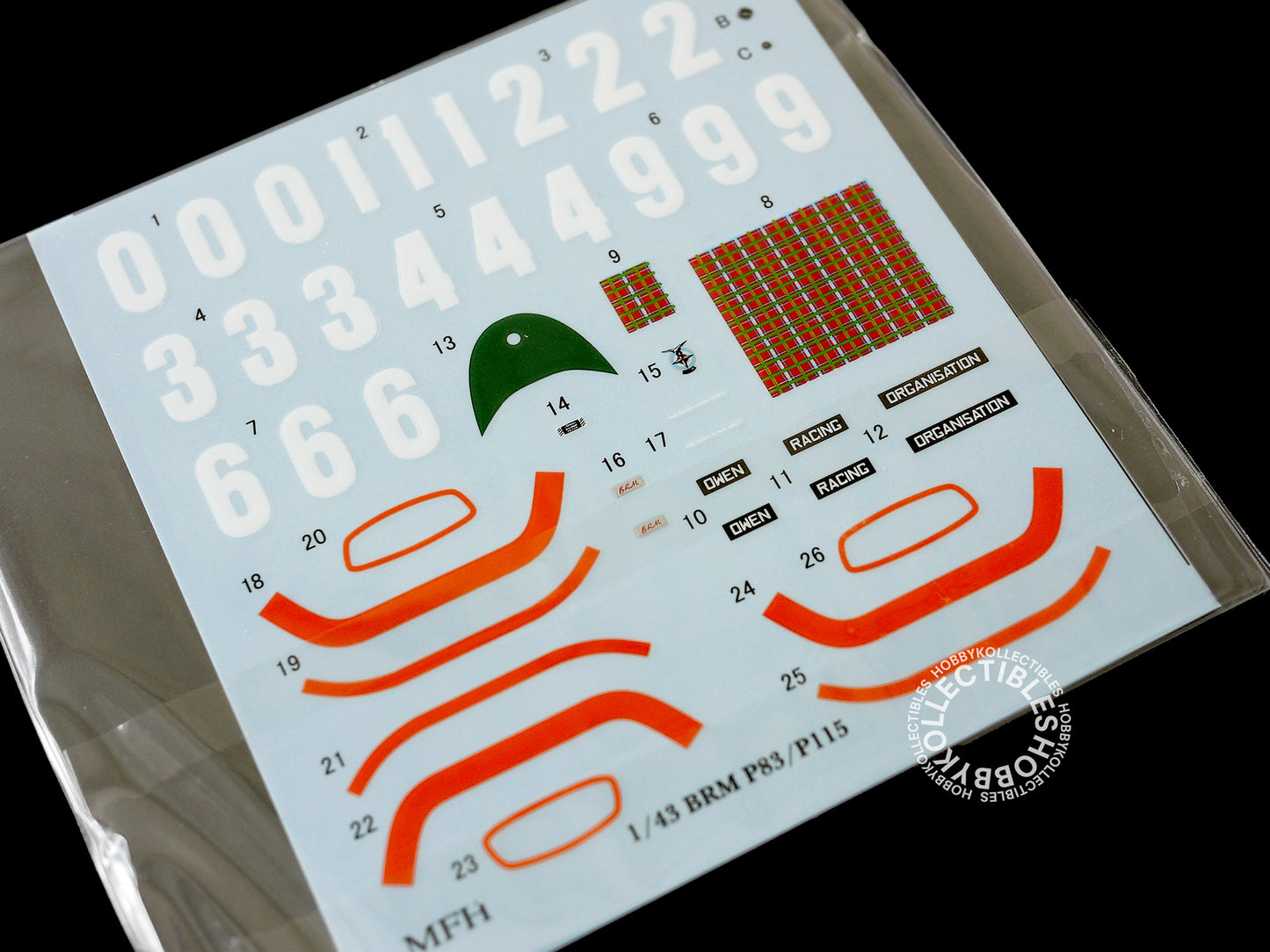 MFH 1/43 BRM H16 P83 Ver.A Dutch/Belgian F1 Model Kit K-415