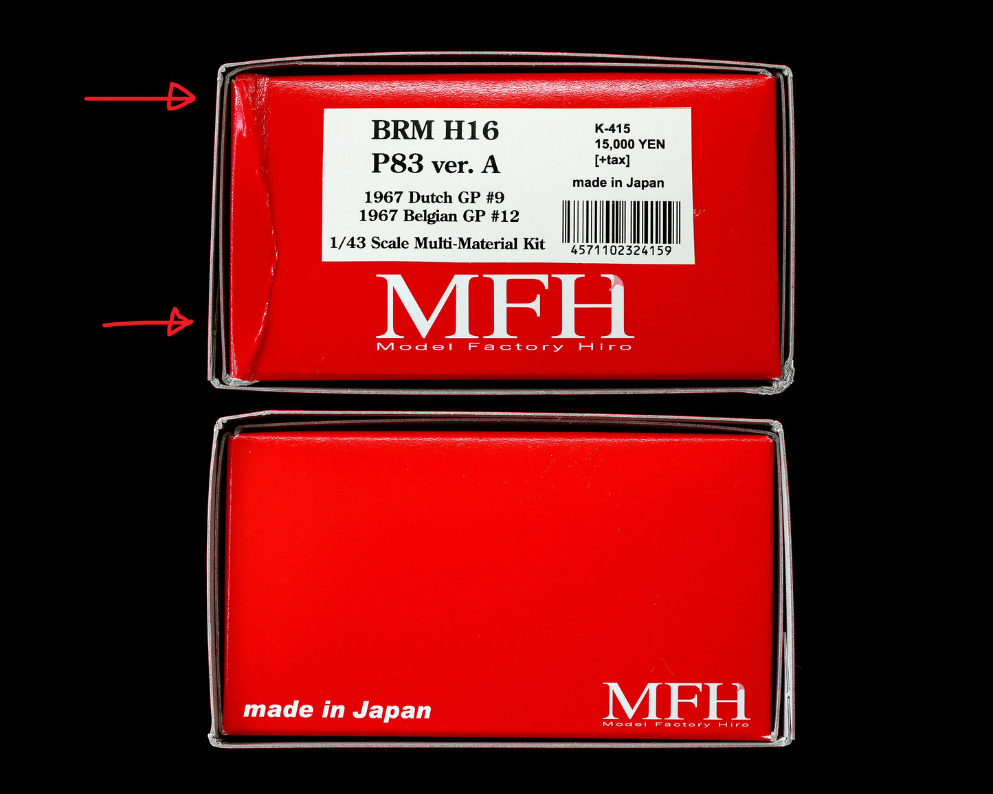 MFH 1/43 BRM H16 P83 Ver.A Dutch/Belgian F1 Model Kit K-415