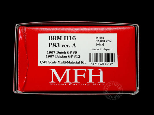 MFH 1/43 BRM H16 P83 Ver.A Dutch/Belgian F1 Model Kit K-415