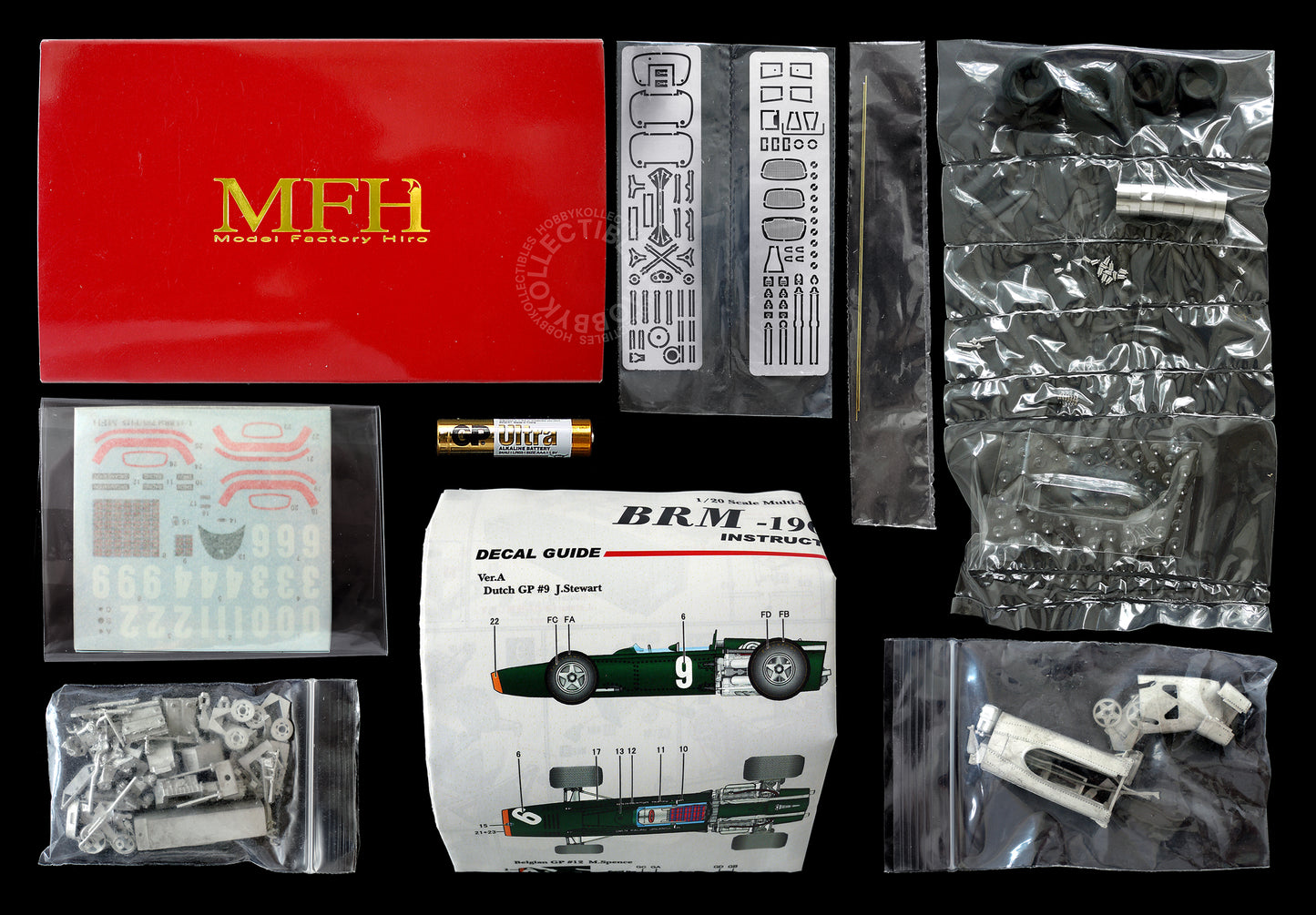 MFH 1/43 F1 BRM H16 P83 ver.B Metal Model Kit K-416