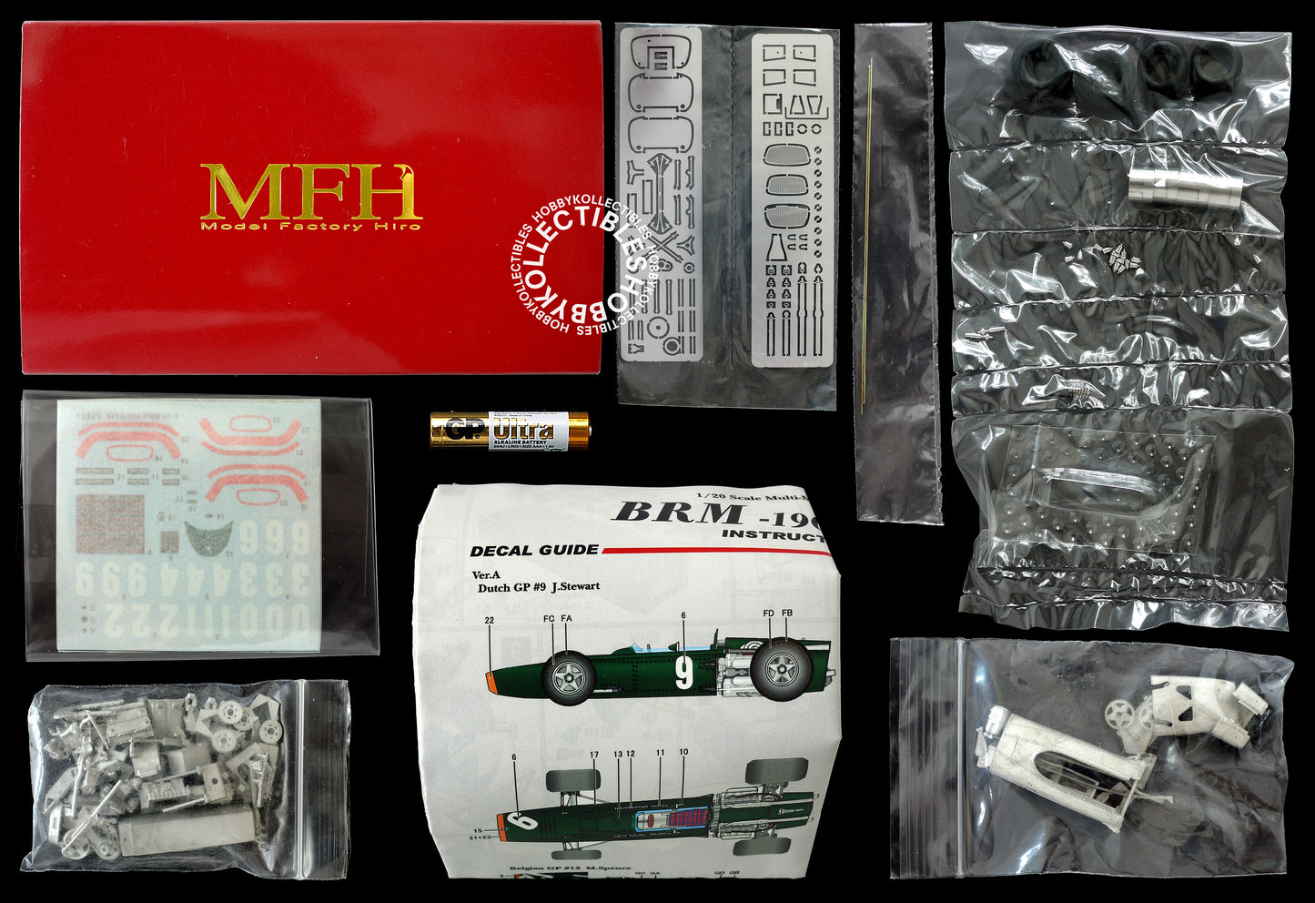 MFH 1/43 F1 BRM H16 P83 ver.B Metal Model Kit K-416