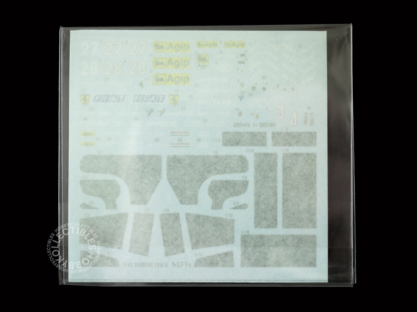 (SOLD) MFH 1/43 Ferrari 126C4 F1 Racing Car ver.A K442 Metal Kit 2025