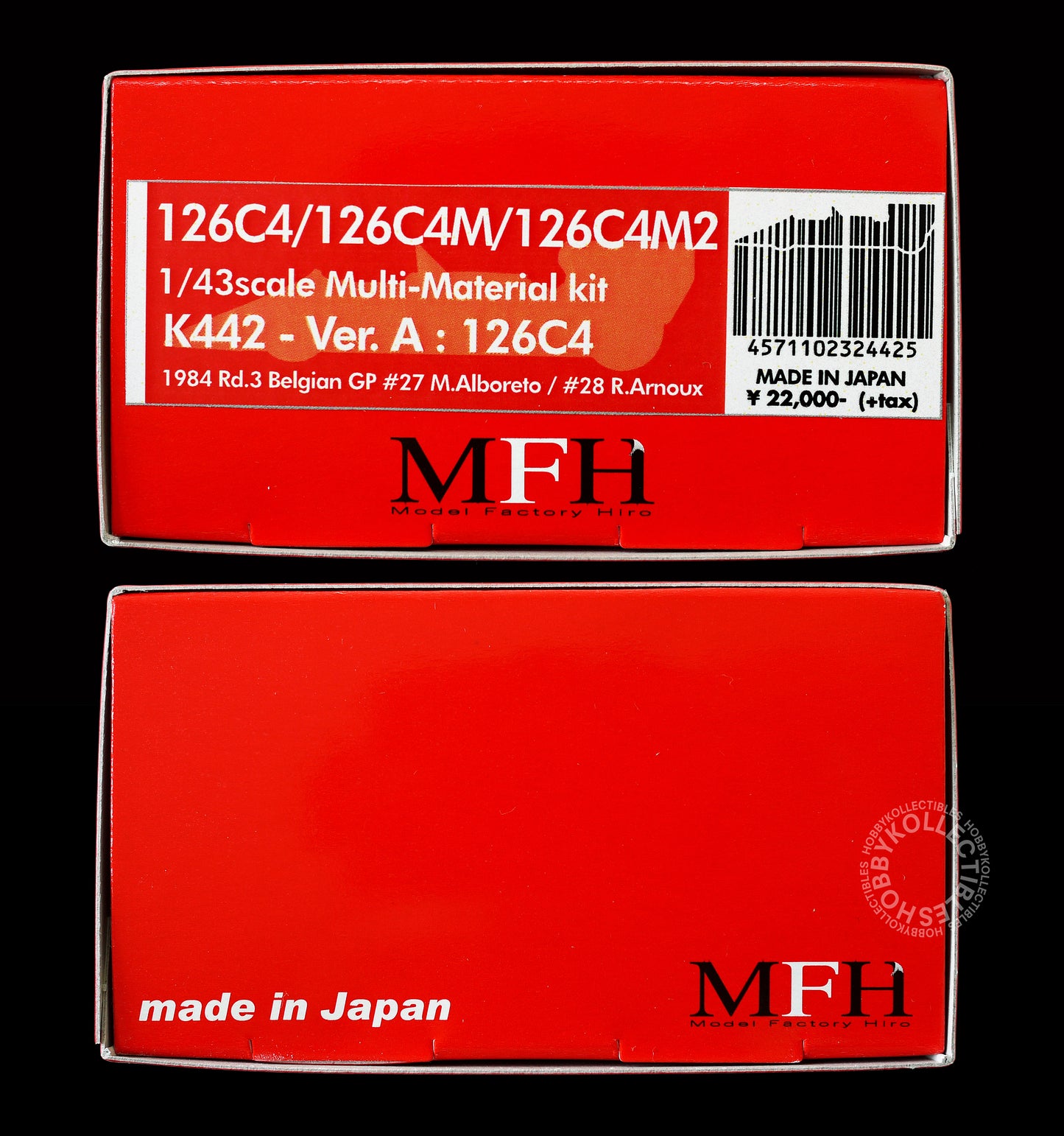 (SOLD) MFH 1/43 Ferrari 126C4 F1 Racing Car ver.A K442 Metal Kit 2025