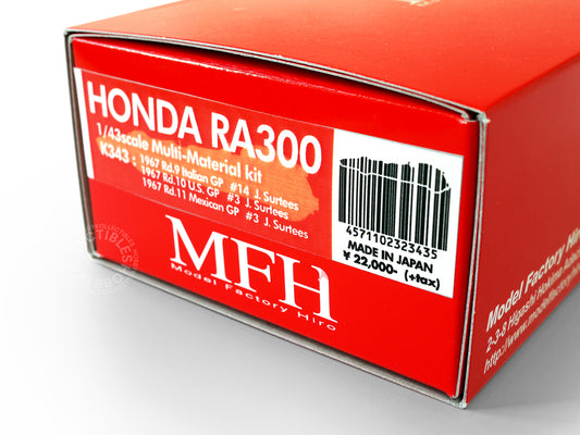 MFH Model Factory Hiro 1/43 Honda RA300 K343 2025